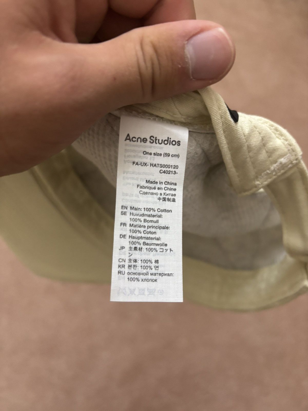Acne Studios Acne Studios Kiss of Death baseball hat Size ONE SIZE - 3 Thumbnail