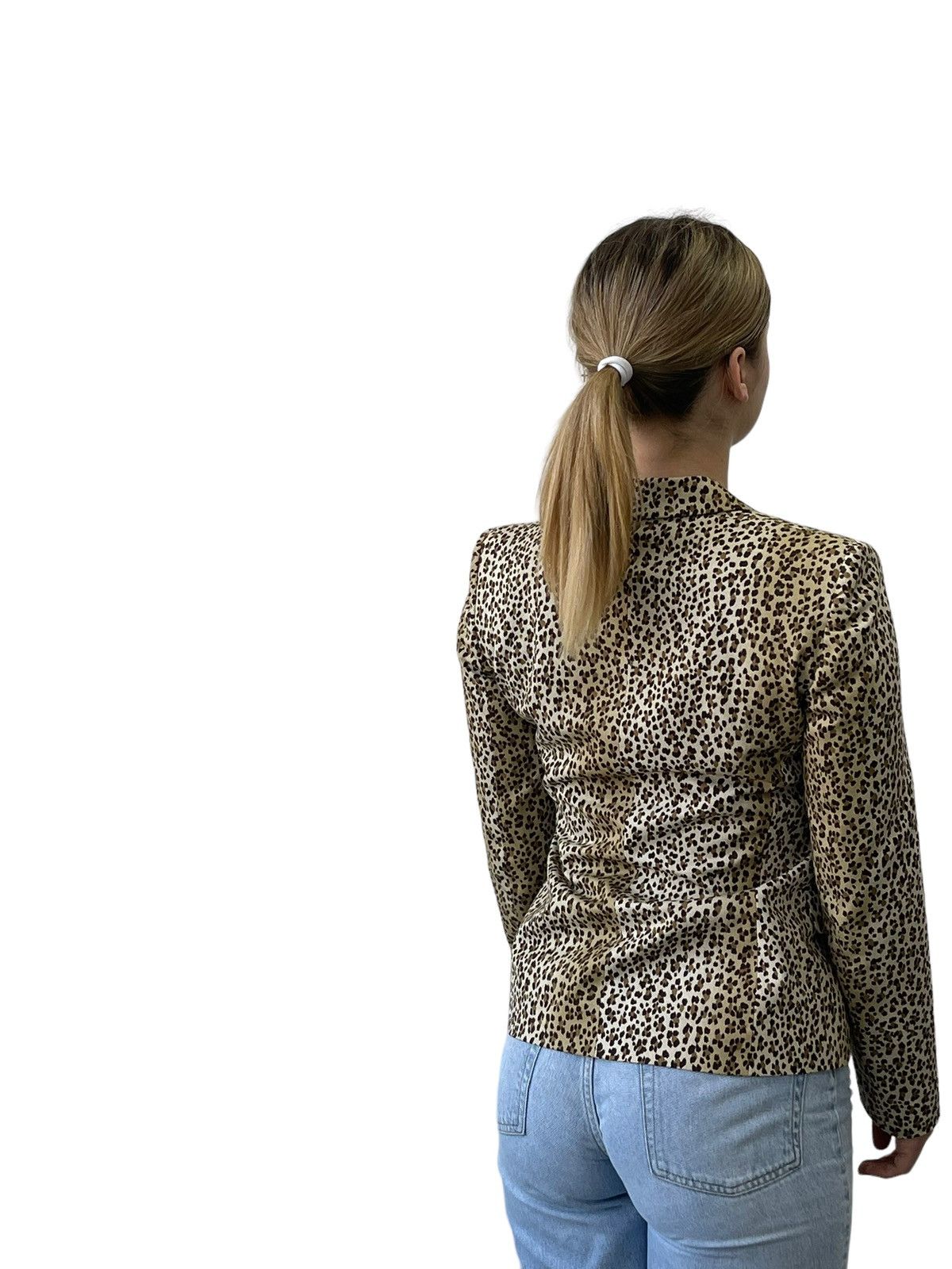 Moschino Moschino Jeans Leopard Print Women Blazer Size S Size S / US 4 / IT 40 - 3 Thumbnail