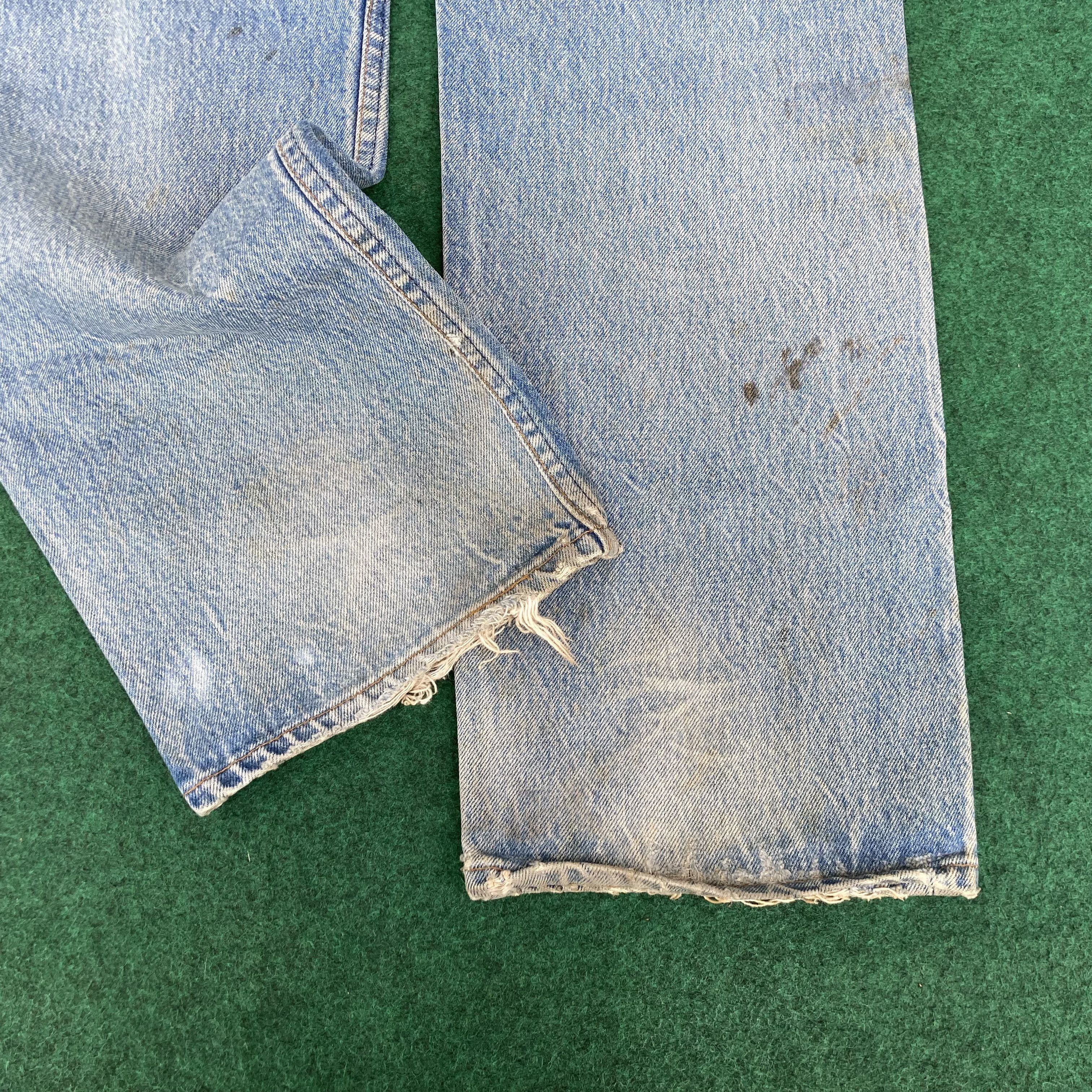 Levi's 31x29 Vintage Levis 501xx Button Fly Blue Denim Jeans Size US 31 - 11 Thumbnail