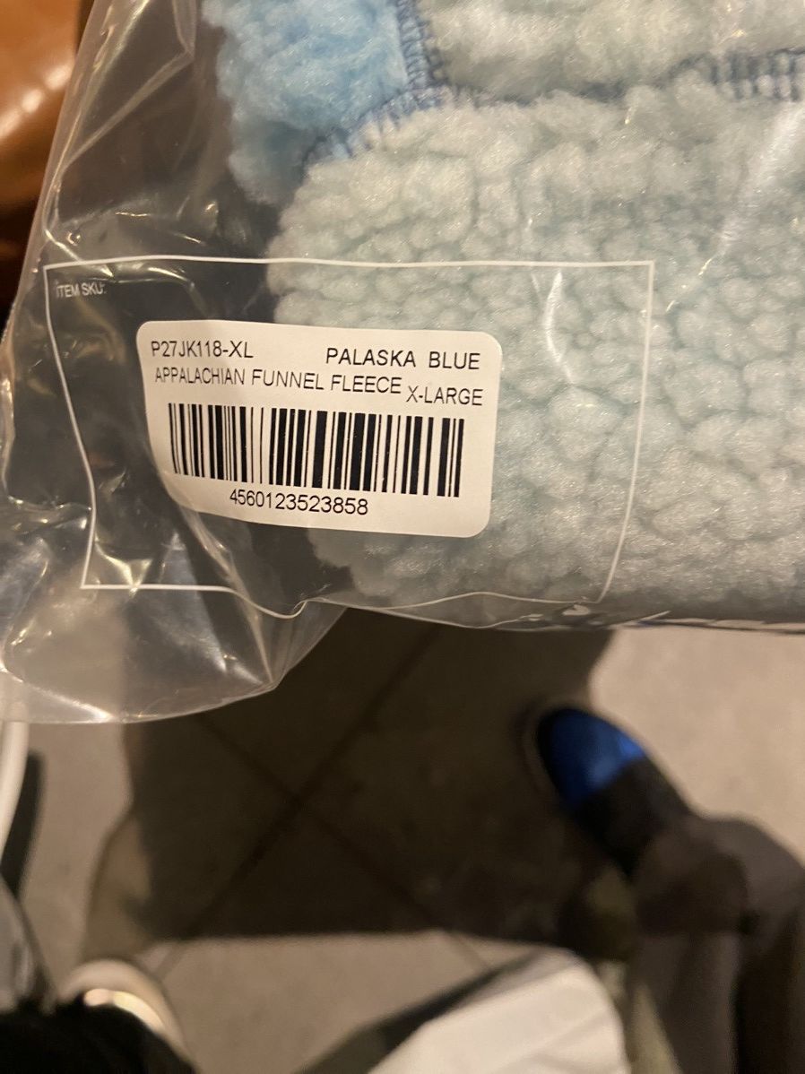 Palace Palace Appalachian Funnel Fleece Palaska size XL Blue Size US XL / EU 56 / 4 - 3 Thumbnail