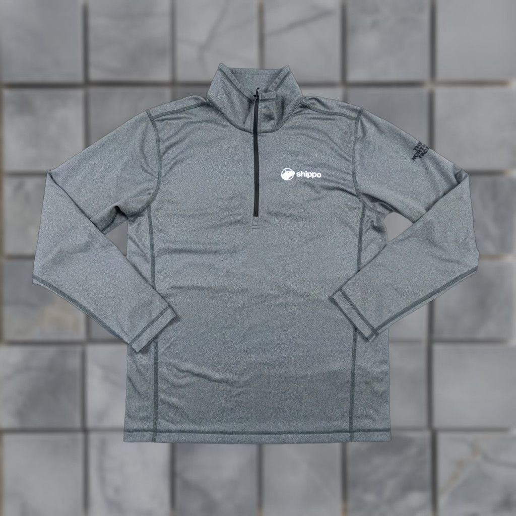 The North Face VINTAGE The North Face Sweater Shirt Mens Medium Gray 1/4 Zip Pullover Embroidered Logo 90s Functional Mens Size US M / EU 48-50 / 2 - 1 Thumbnail