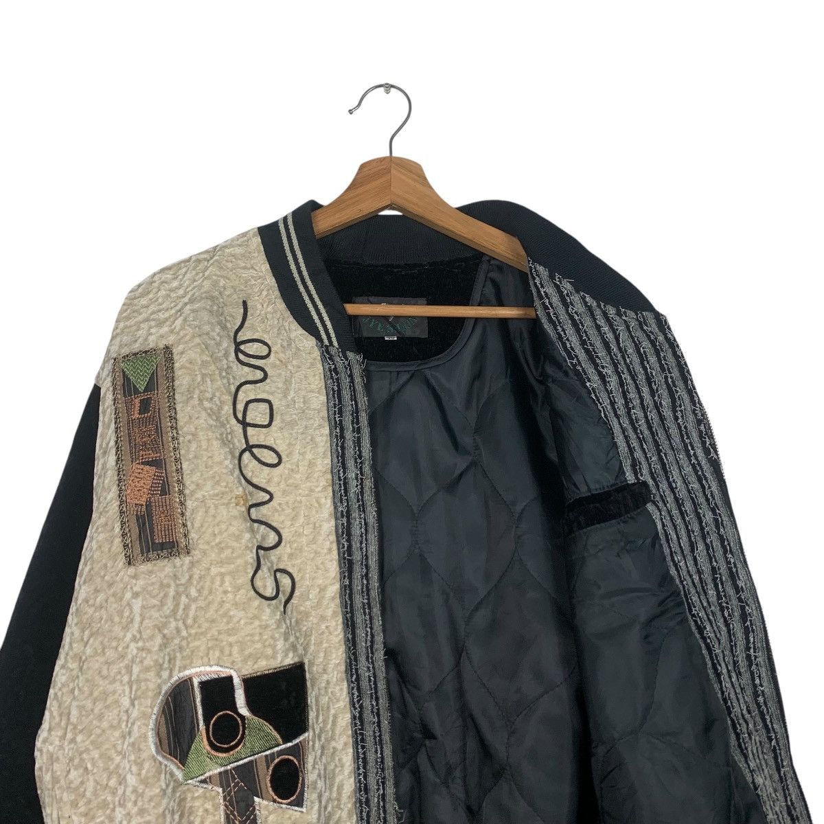 Japanese Brand JYE SHIUN Art Design Bomber Jacket #1794-C15 Size US L / EU 52-54 / 3 - 10 Thumbnail