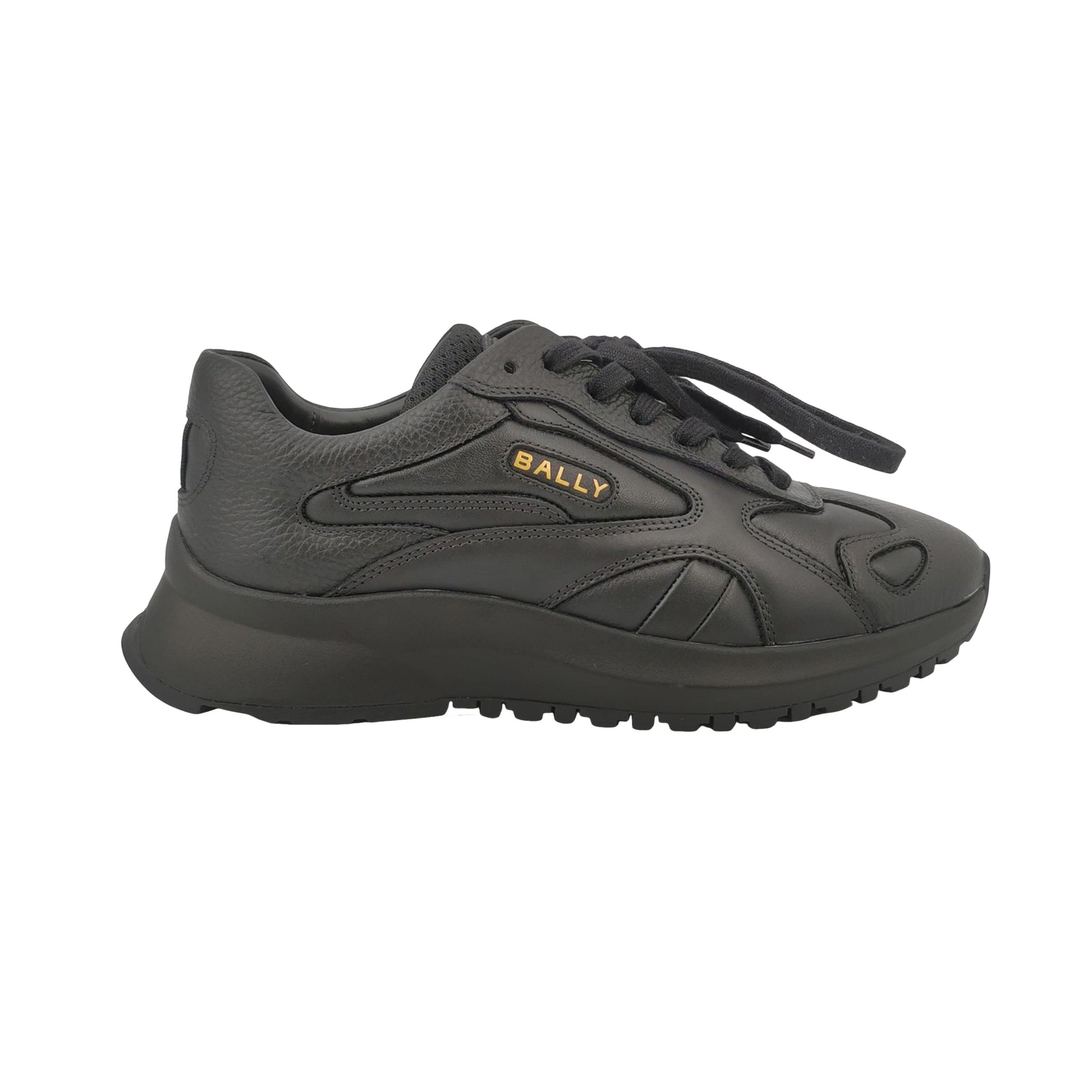 Bally Bally Black Leather Logo Sneakers US 7 Size US 7 / EU 40 - 1 Thumbnail