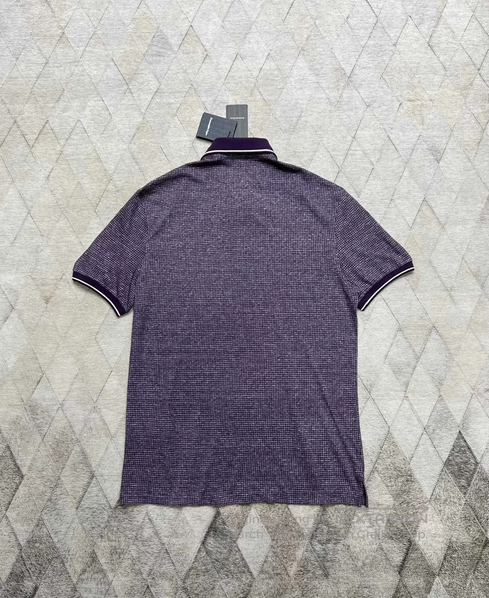 Ermenegildo Zegna Ermenegildo Zegna Linen Cotton Knit Polo. Size US M / EU 48-50 / 2 - 6 Thumbnail