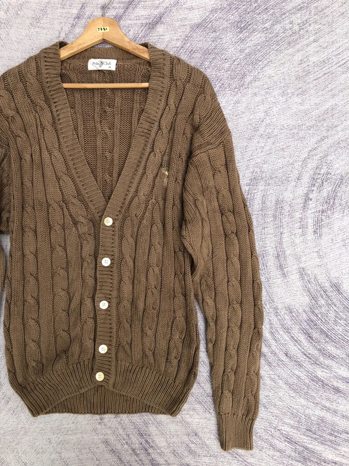 Aran Isles Knitwear Cardigan Polo Club Pureknit Memeri/Jumper Luxury Style Size US L / EU 52-54 / 3 - 2 Thumbnail