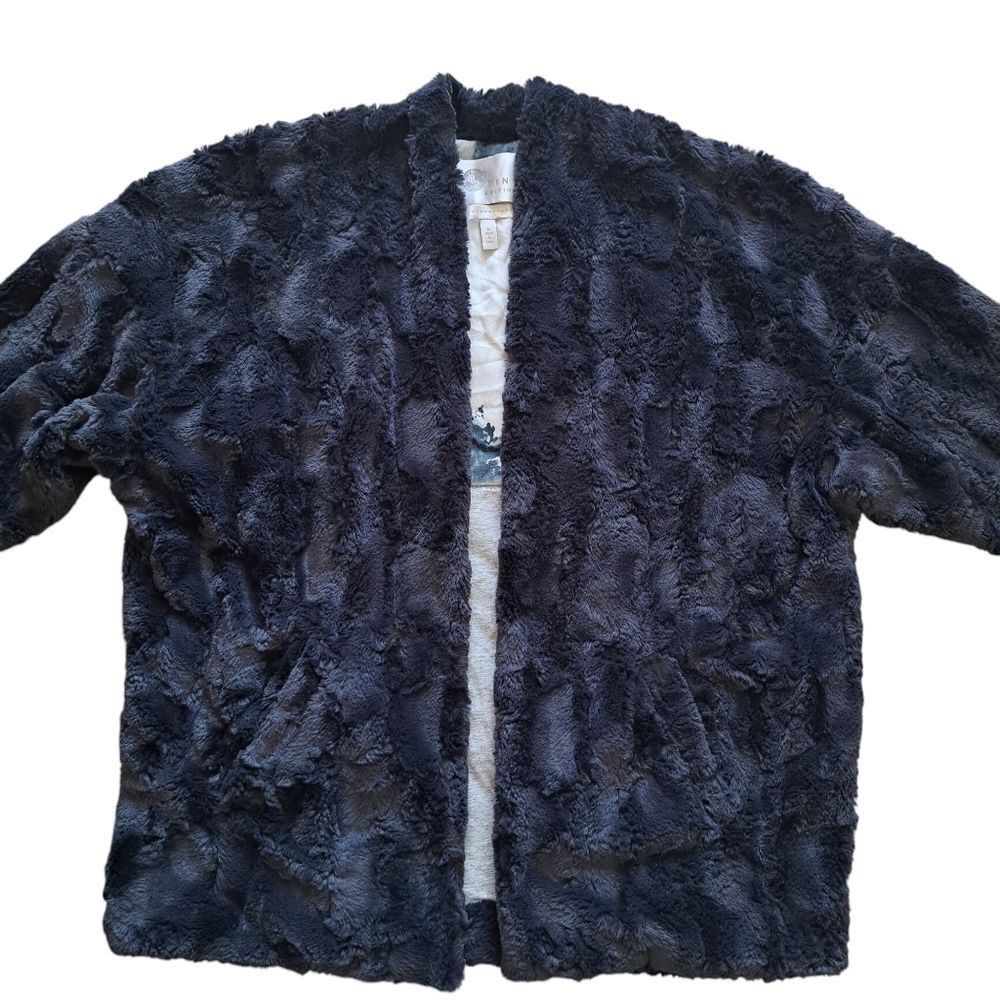 Anthropologie Tiny Edition For Anthropologie Faux Fur Open Front Jacket Me Size M / US 6-8 / IT 42-44 - 5 Thumbnail