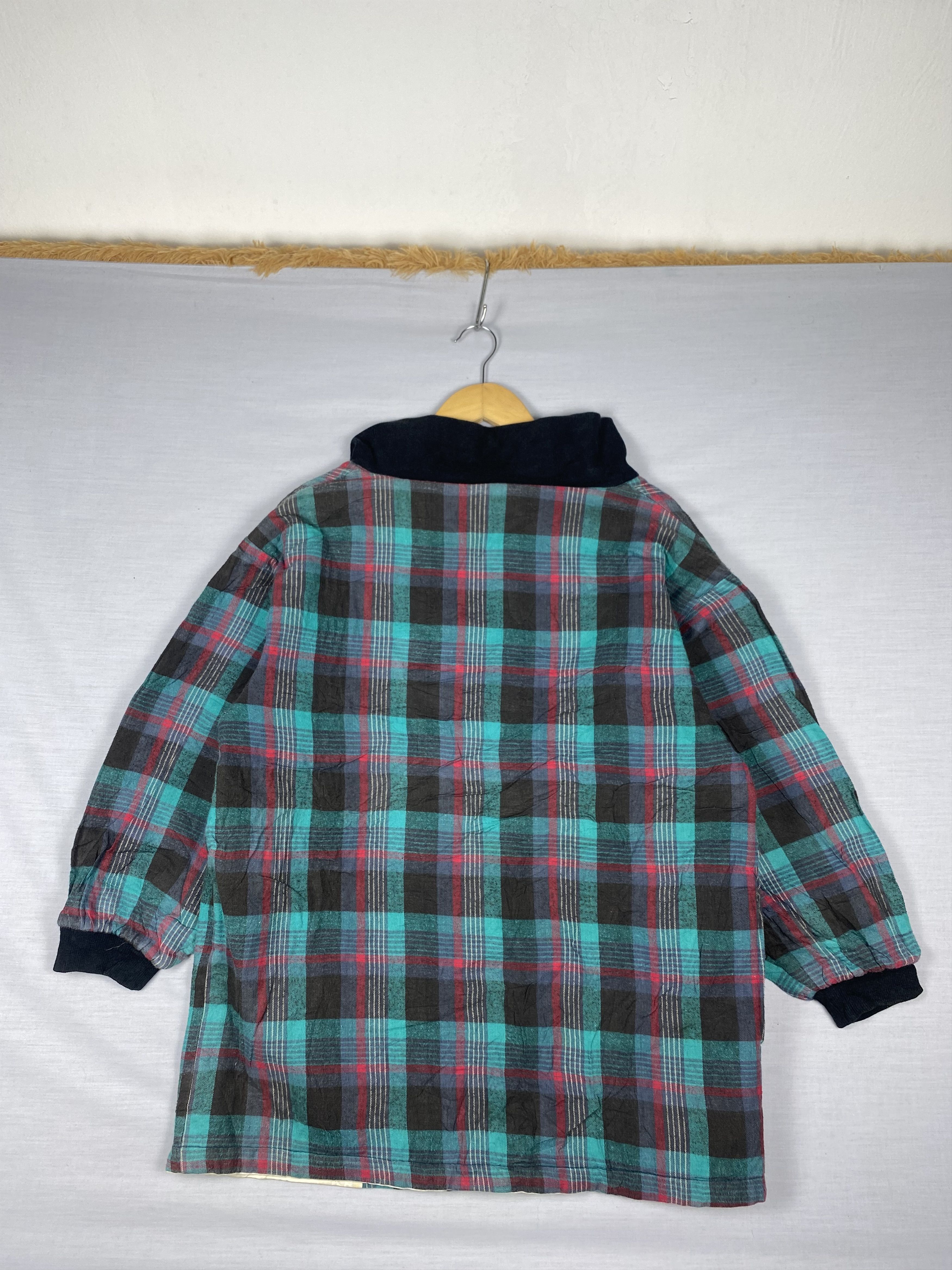 Flannel Vintage Moca Fleece Lining Flannel Shirt Jacket Size US M / EU 48-50 / 2 - 2 Thumbnail