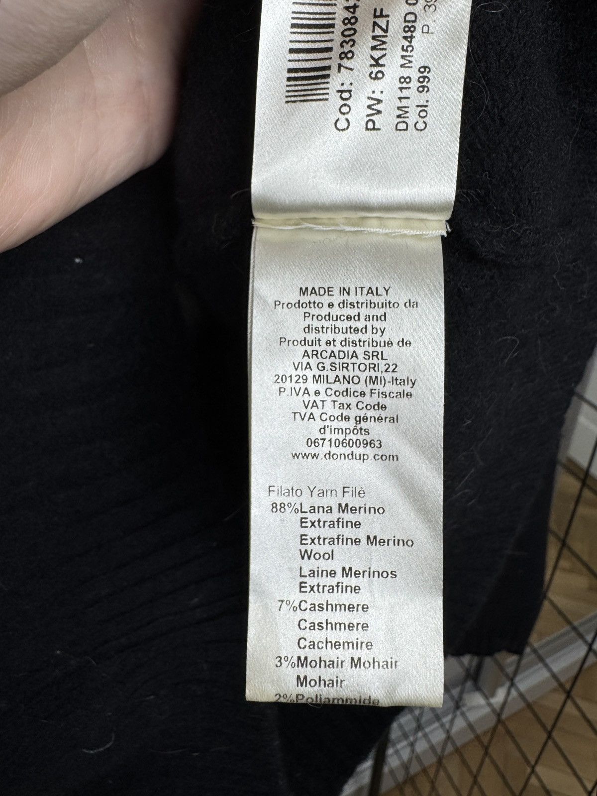 Dondup Dondup “LOVE” big logo wool cashmere mohair sweater Size XS / US 0-2 / IT 36-38 - 9 Thumbnail