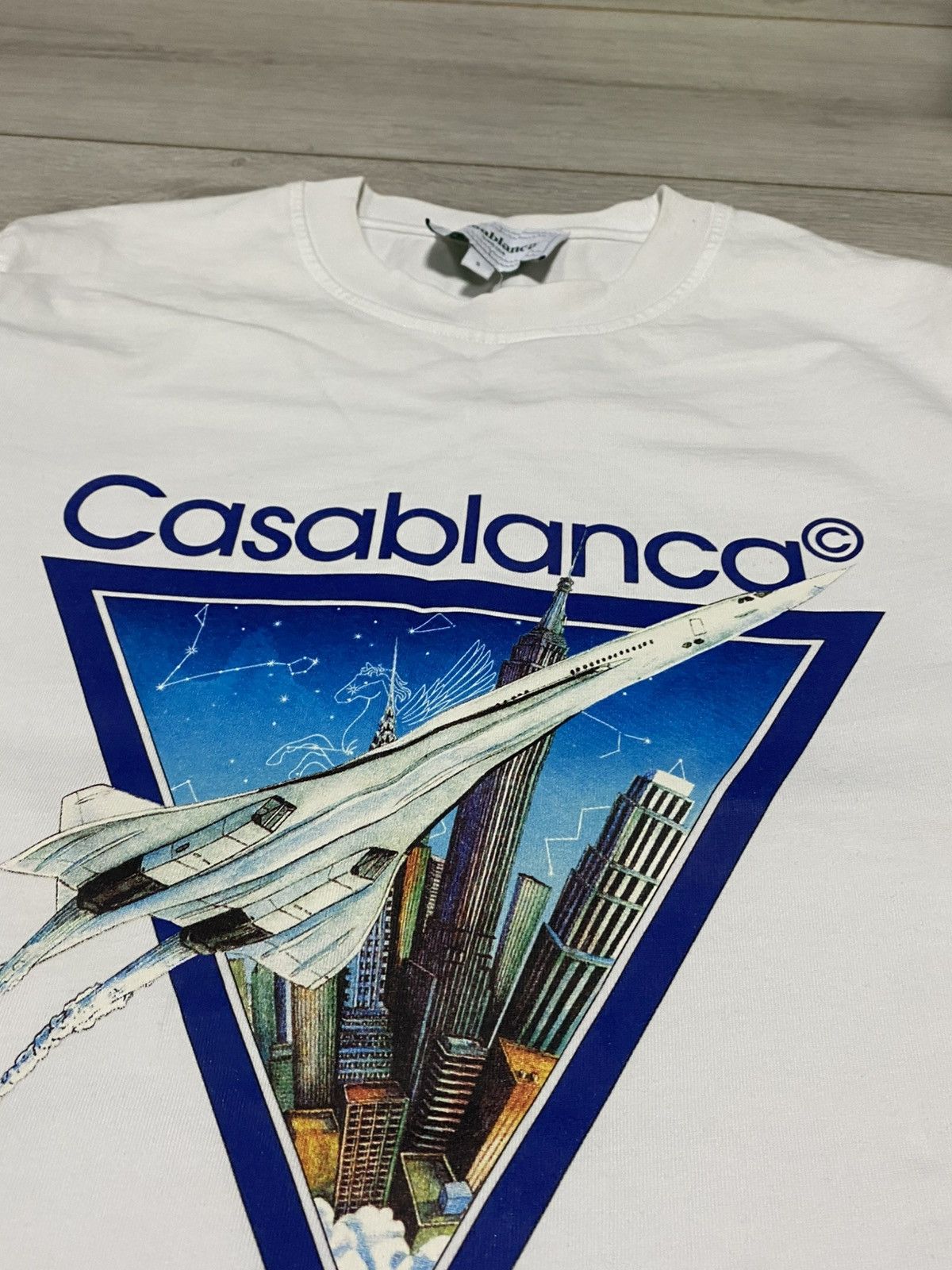 Casablanca Casablanca Aiiiiiiiiiir tee shirt air plane tenis eb0 Size US S / EU 44-46 / 1 - 6 Thumbnail