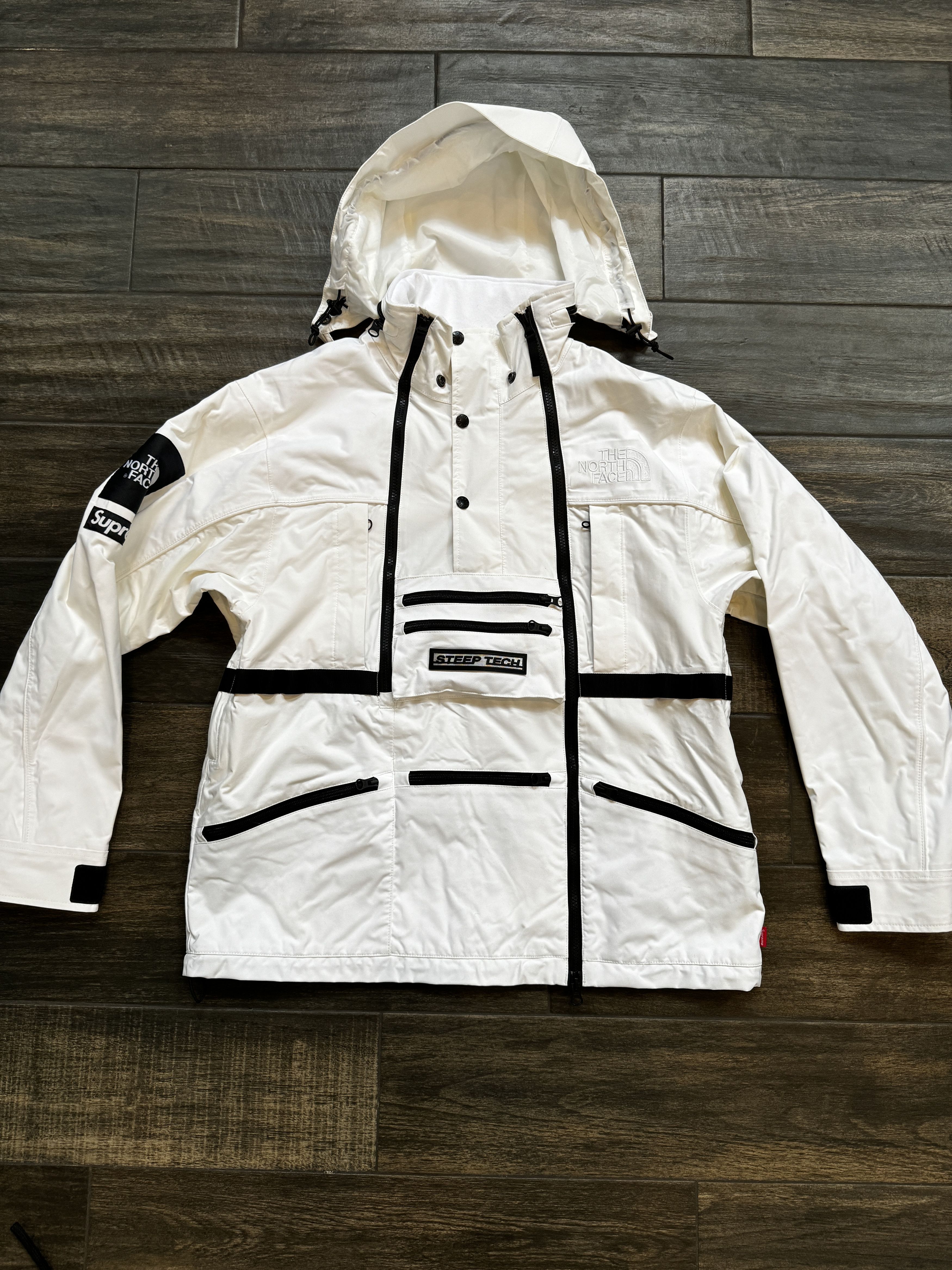 Supreme North Face Steep Tech White Grailed