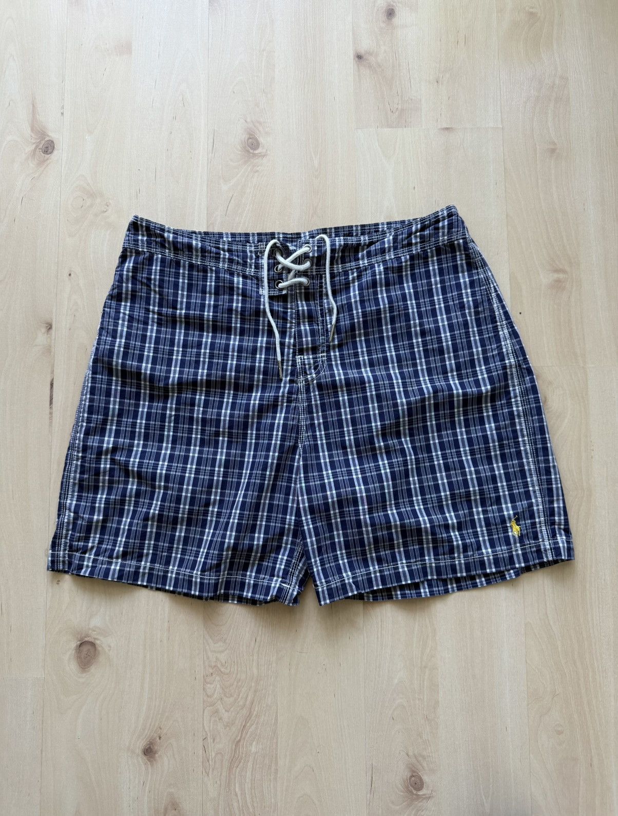 Polo Ralph Lauren Polo Ralph Lauren checkered swim shorts vintage PRL Size US 32 / EU 48 - 1 Thumbnail