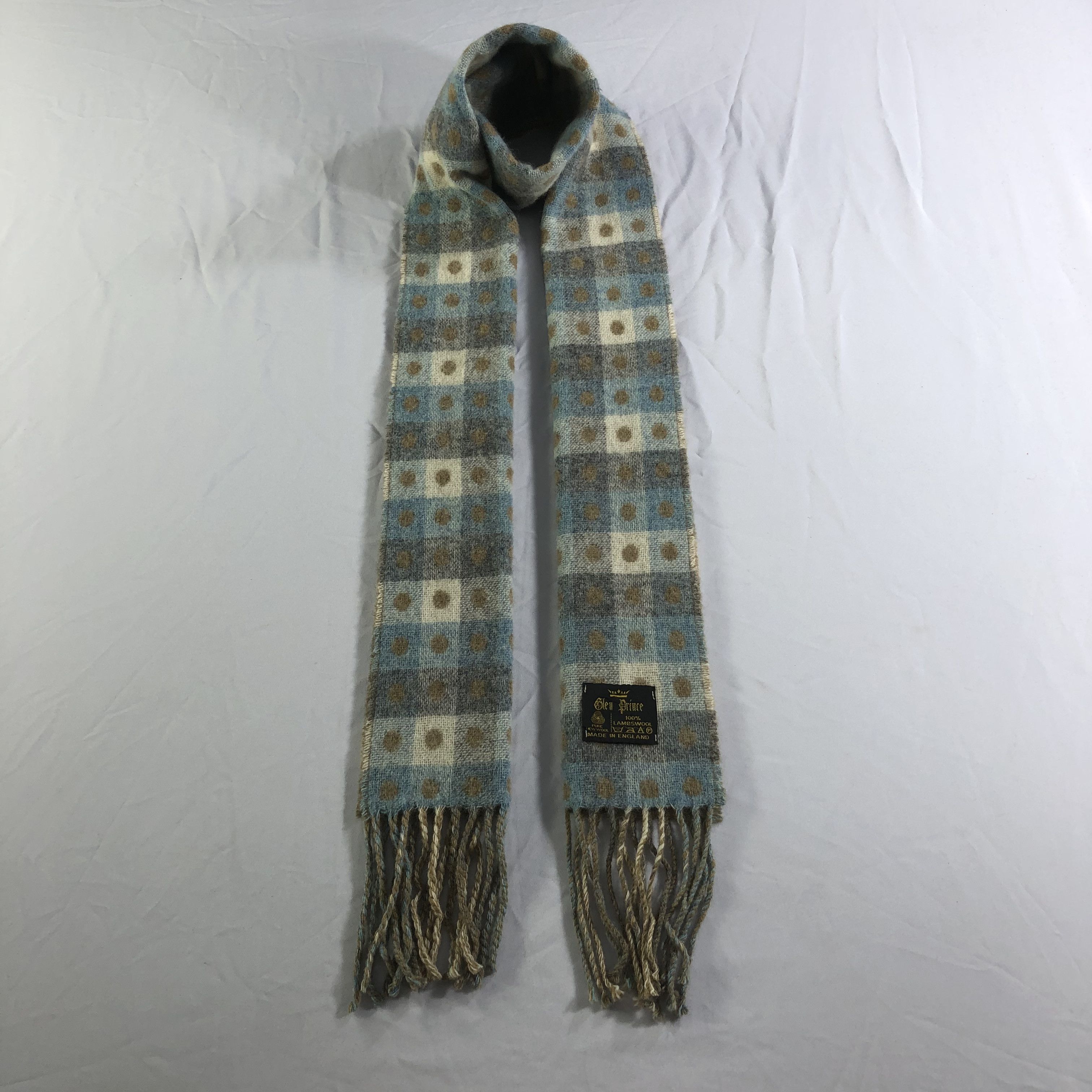Vintage Glen Prince Wool Scarf Muffler Neckwear V2304 Size ONE SIZE - 1 Thumbnail