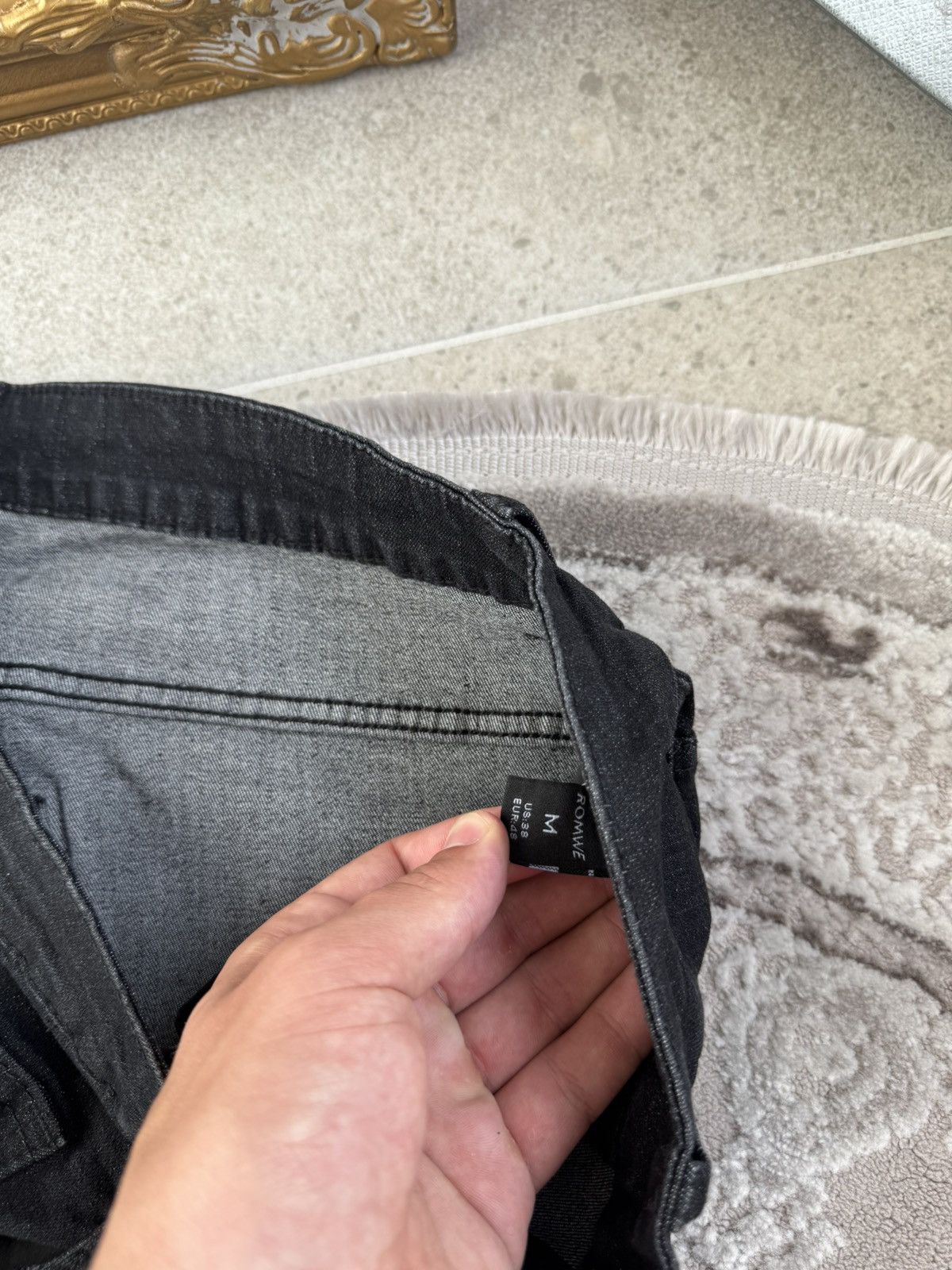 Japanese Brand Japanese Gallery Dept Style Bootcut Black Flared Jeans Y2K Size US 32 / EU 48 - 5 Thumbnail