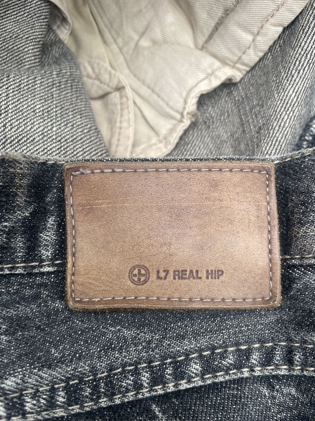 Designer × L7 Real Hip L7 Real Hip Flare Distresed Denim Size US 34 / EU 50 - 12 Thumbnail