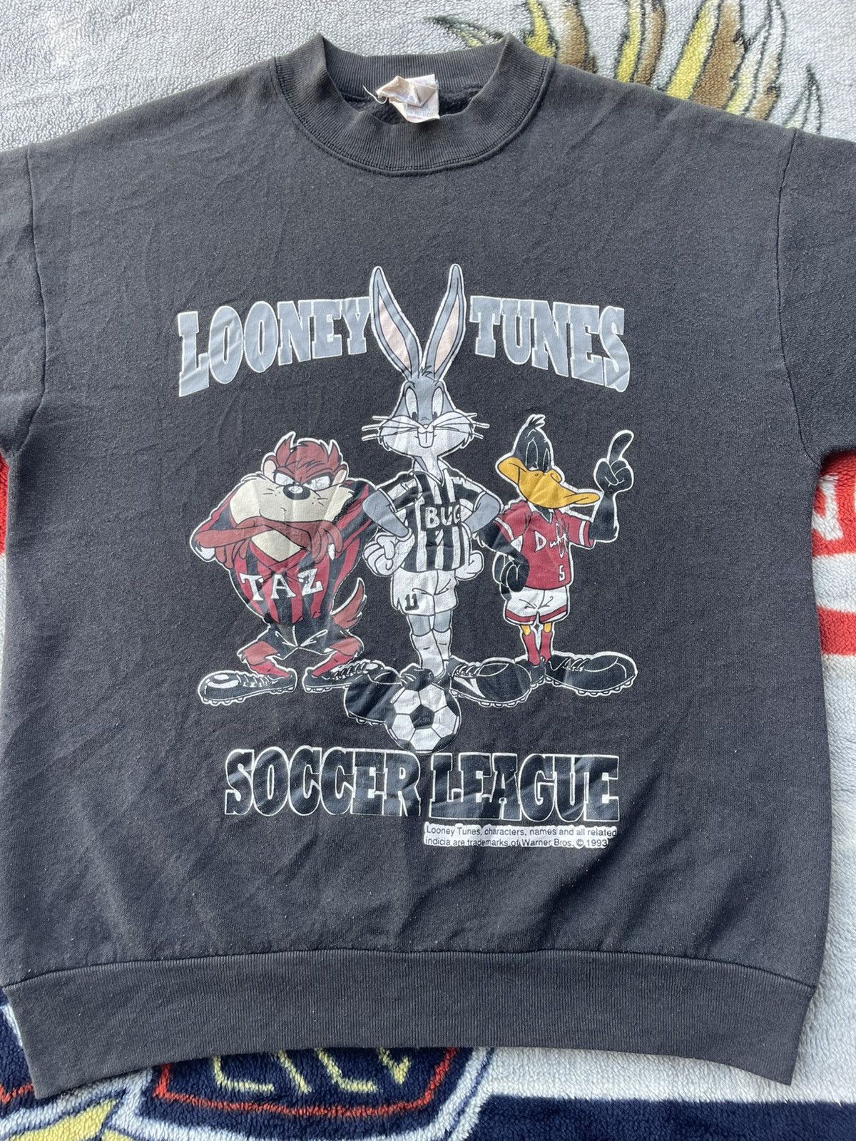 Warner Bros Vintage 90's Looney Tunes Warner Bros Soccer League Design Size US M / EU 48-50 / 2 - 1 Thumbnail