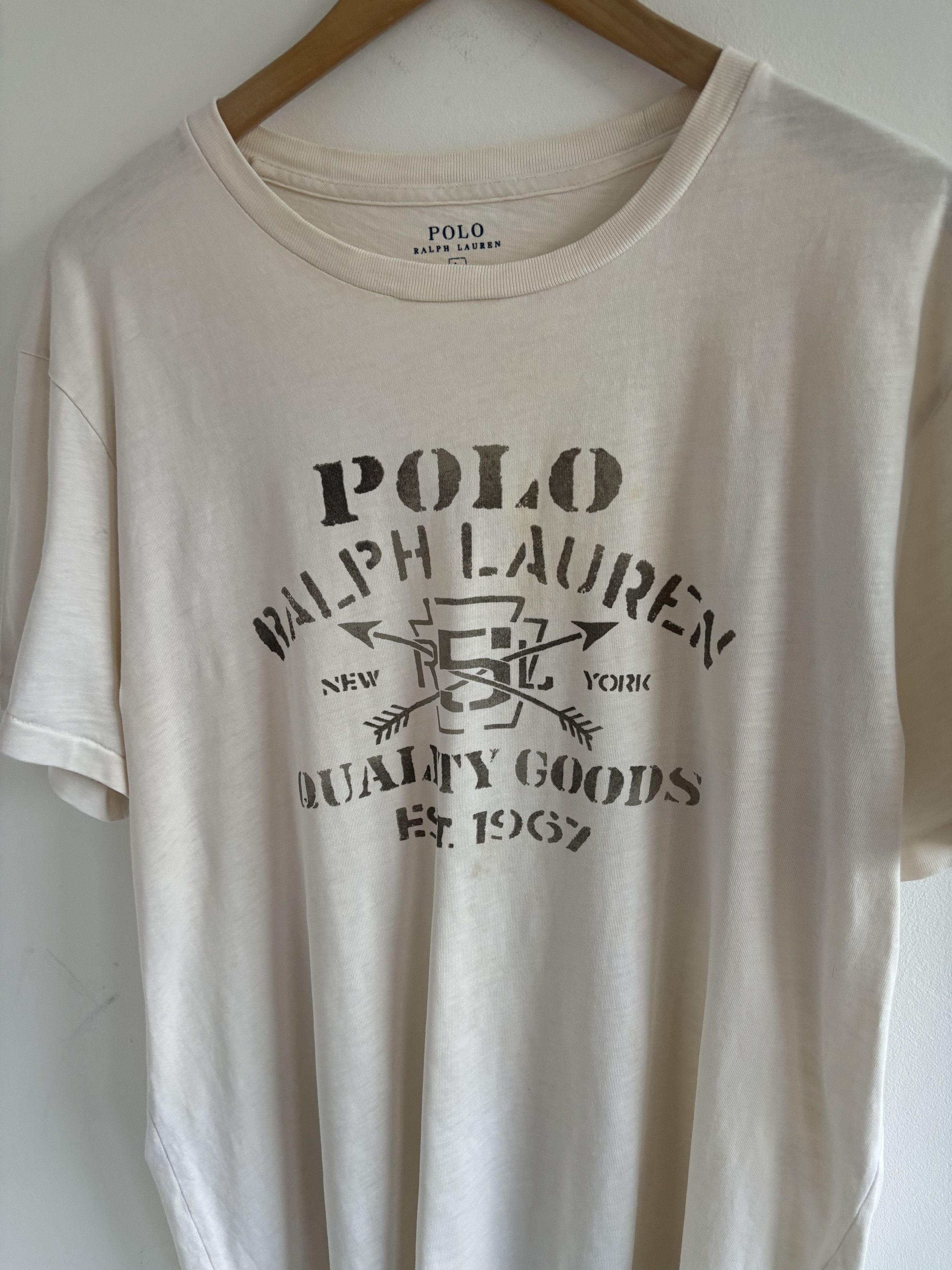 Polo Ralph Lauren × Ralph Lauren Polo Ralph Lauren Heritage Singlastitch Tee Size US L / EU 52-54 / 3 - 3 Thumbnail