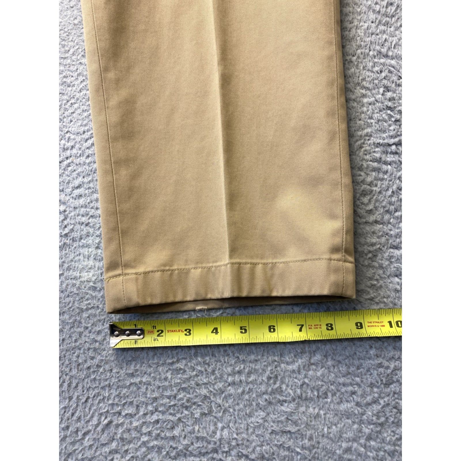 Brooks Brothers BROOKS BROTHERS Mens Clark Fit Cotton Chino Pants 42X30 Khaki Dark Ginger /154-4 Regular Mens Size US 42 / EU 58 - 5 Thumbnail