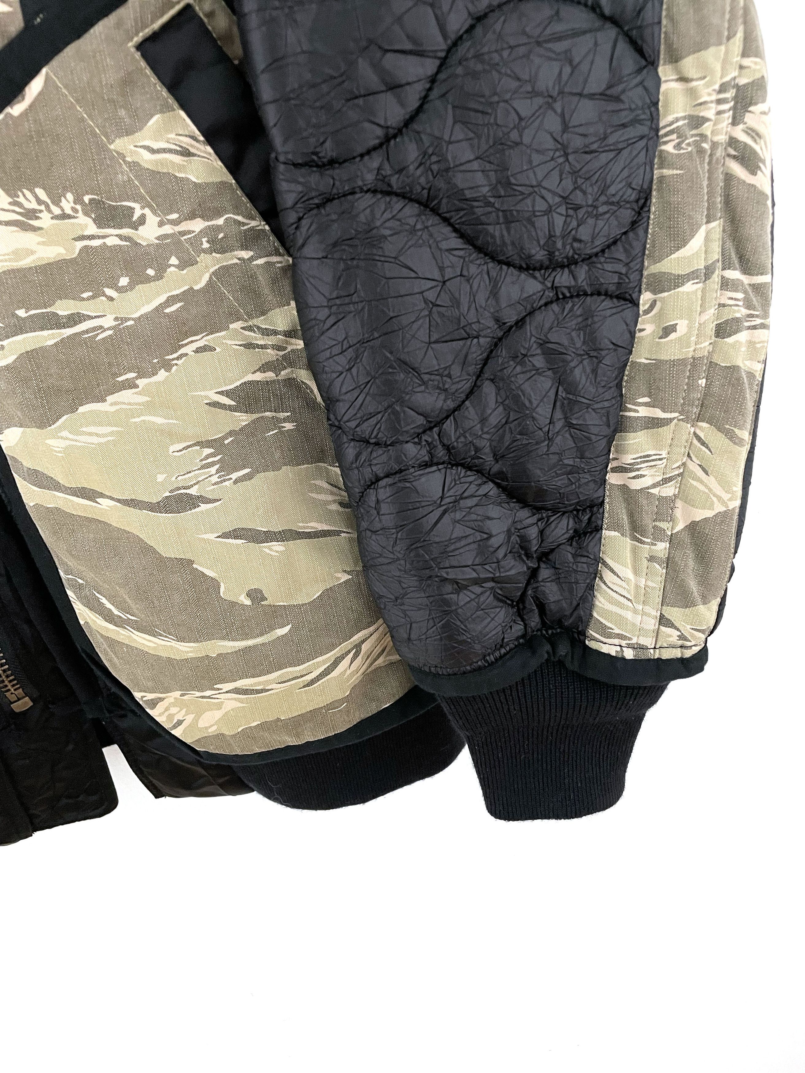 Facetasm AW18 Camo Quilted Bomber Jacket Size US XL / EU 56 / 4 - 6 Thumbnail