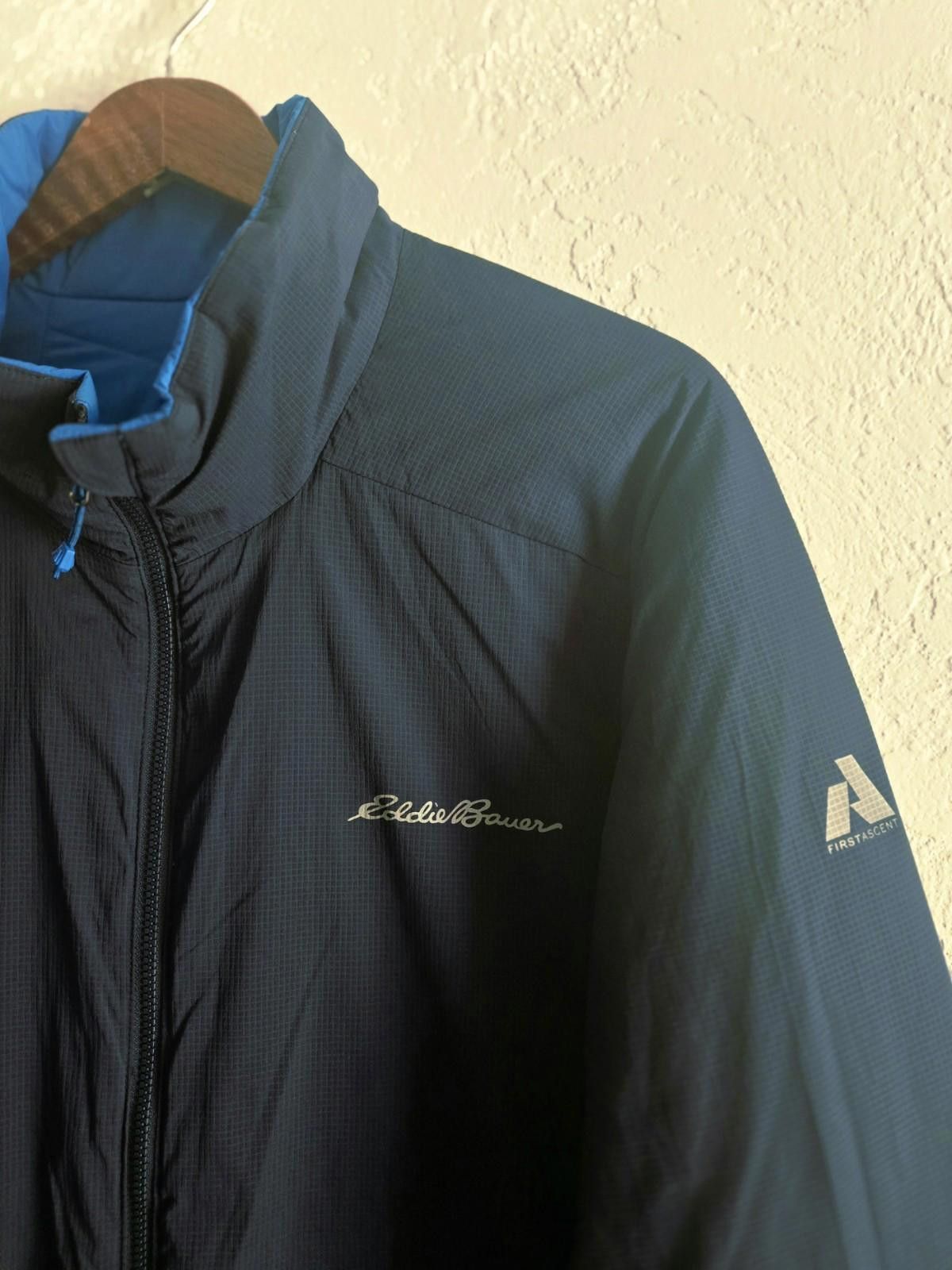Eddie Bauer Eddie Bauer Men's XL Tall Reversible Jacket Blue Full Zip Size US XL / EU 56 / 4 - 4 Thumbnail
