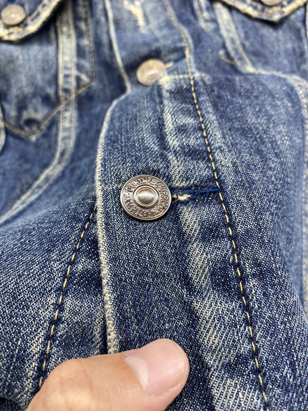 RRL Ralph Lauren Distressed trucker jacket Denim supply RL TYPE3 Size US M / EU 48-50 / 2 - 5 Thumbnail