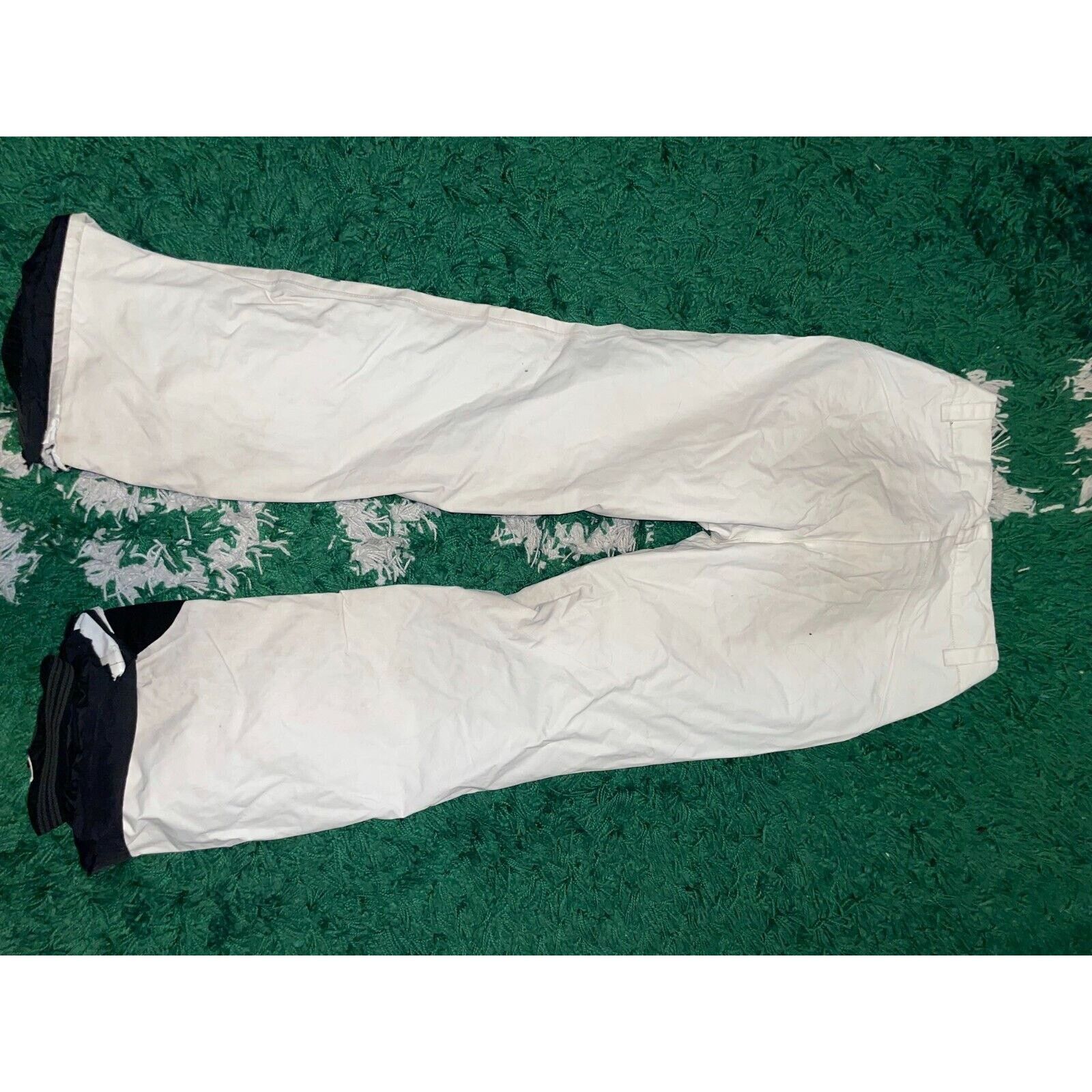Vintage Womens Loki Ski Pants Skiwear Nylon Bottoms White Women 2 2W Size 26" / US 2 / IT 38 - 10 Thumbnail