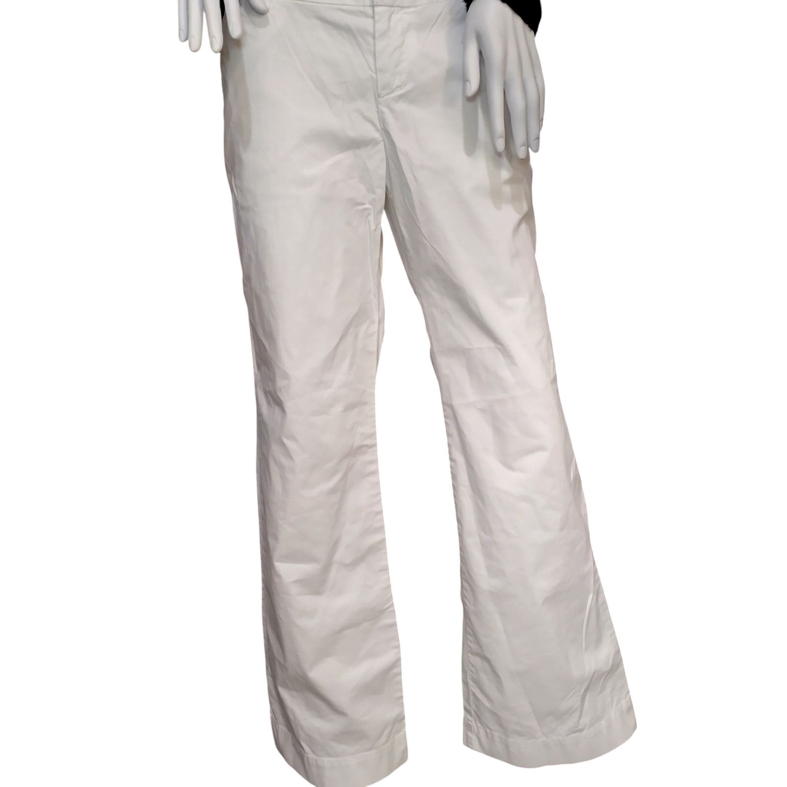 Gap Gap Ankle Pants Stretch Flat Front Trousers Bootcut Size 8 Size 30" / US 8 / IT 44 - 1 Thumbnail