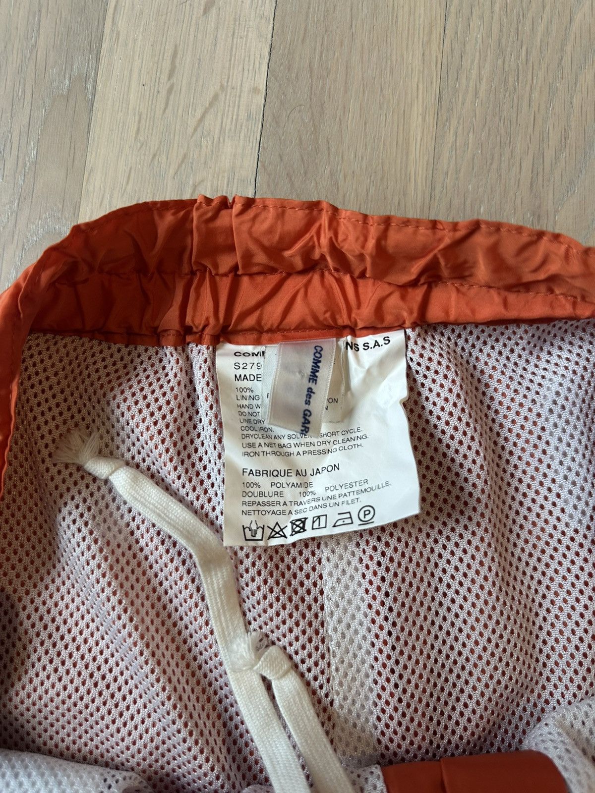 SS19 Comme Des Garcon nylon track pants