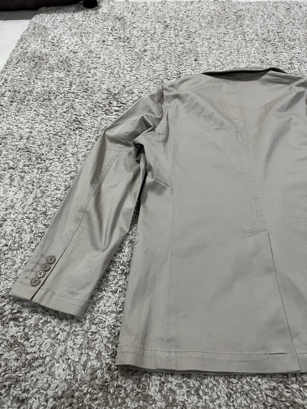 Yohji Yamamoto Yohji Yamamoto AAR Beige Blazer Jacket Size L / US 10 / IT 46 - 11 Thumbnail
