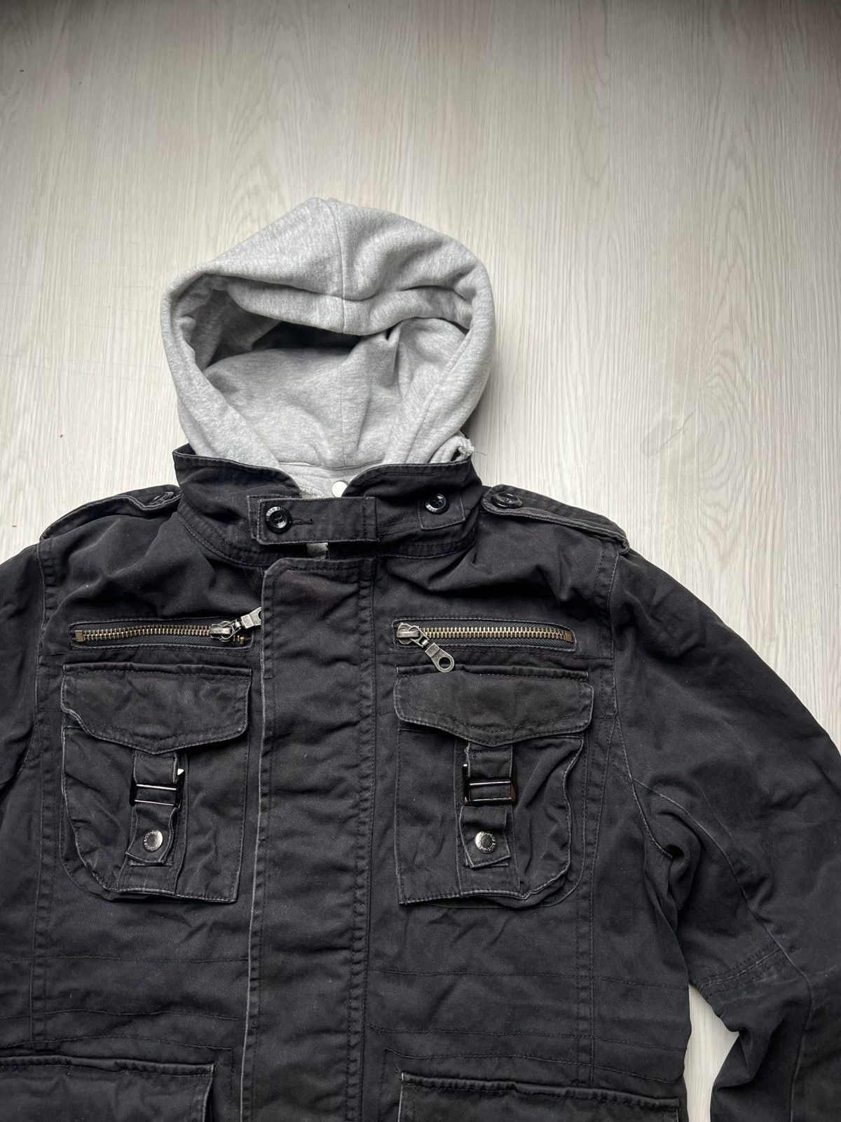 In The Attic In The Attic Hybrid Hoodie Cargos Jacket i6w9 lgb vkei style Size US L / EU 52-54 / 3 - 4 Thumbnail