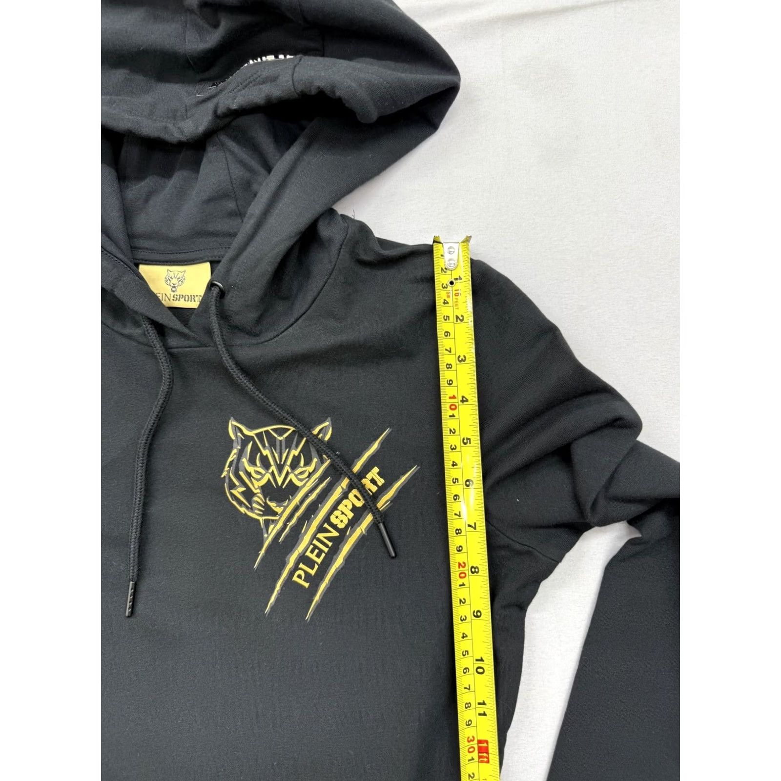 Vintage Plein Sport Black Hoodie Men Size S Logo Print Cotton Size US S / EU 44-46 / 1 - 6 Thumbnail