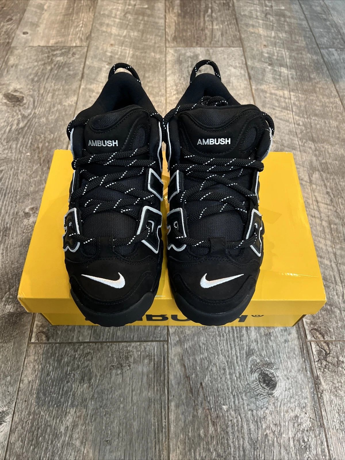 Ambush Design × Nike Nike Air More Uptempo Low AMBUSH Black Size US 10.5 / EU 43-44 - 3 Thumbnail