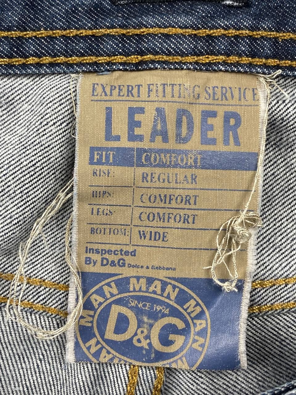 Dolce & Gabbana Vintage Dolce & Gabbana Denim Jeans Baggy Y2K Metal Logo DG Size US 34 / EU 50 - 8 Thumbnail