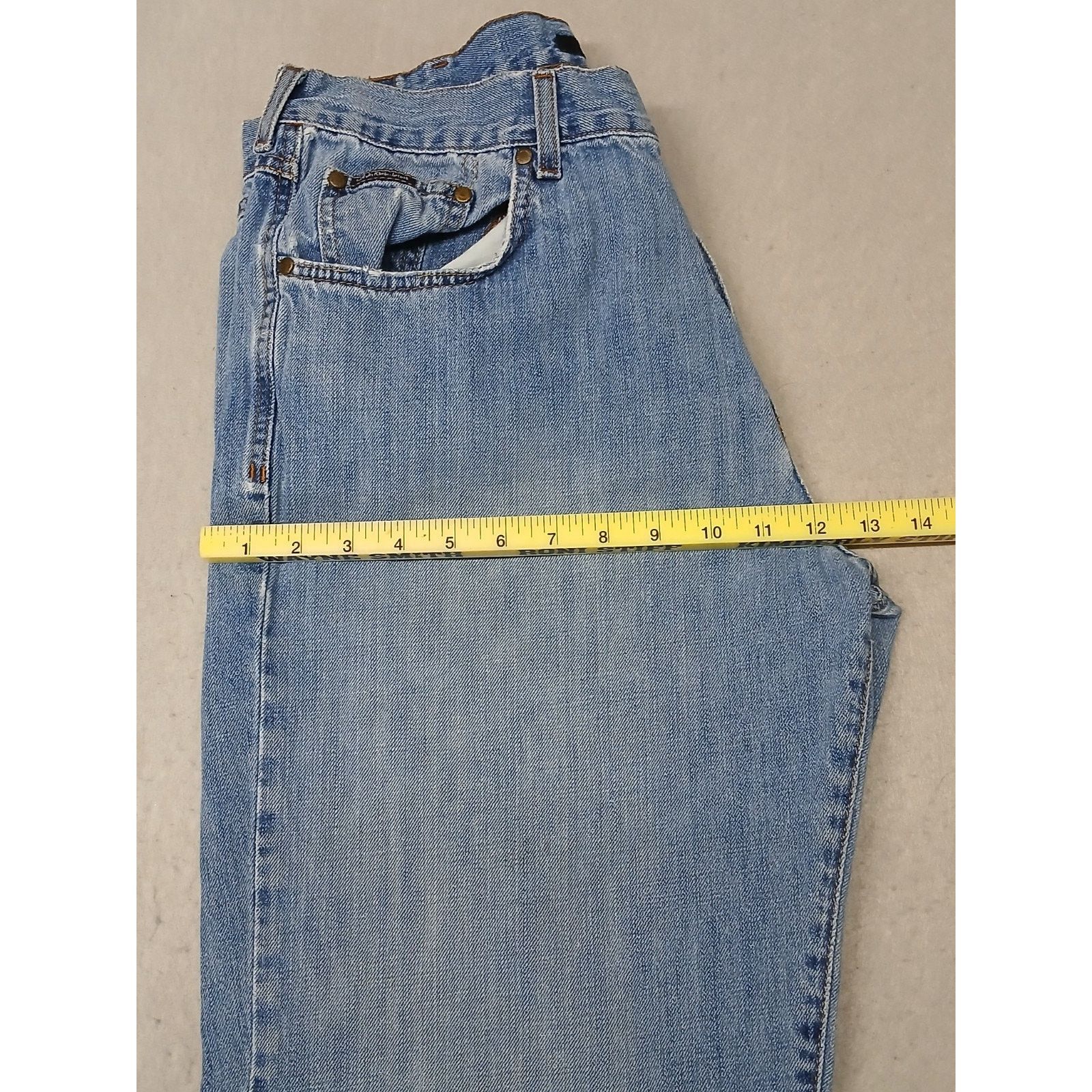 Calvin Klein Calvin Klein (36x30) Relaxed Straight Leg Blue Denim Jeans Size US 36 / EU 52 - 5 Thumbnail