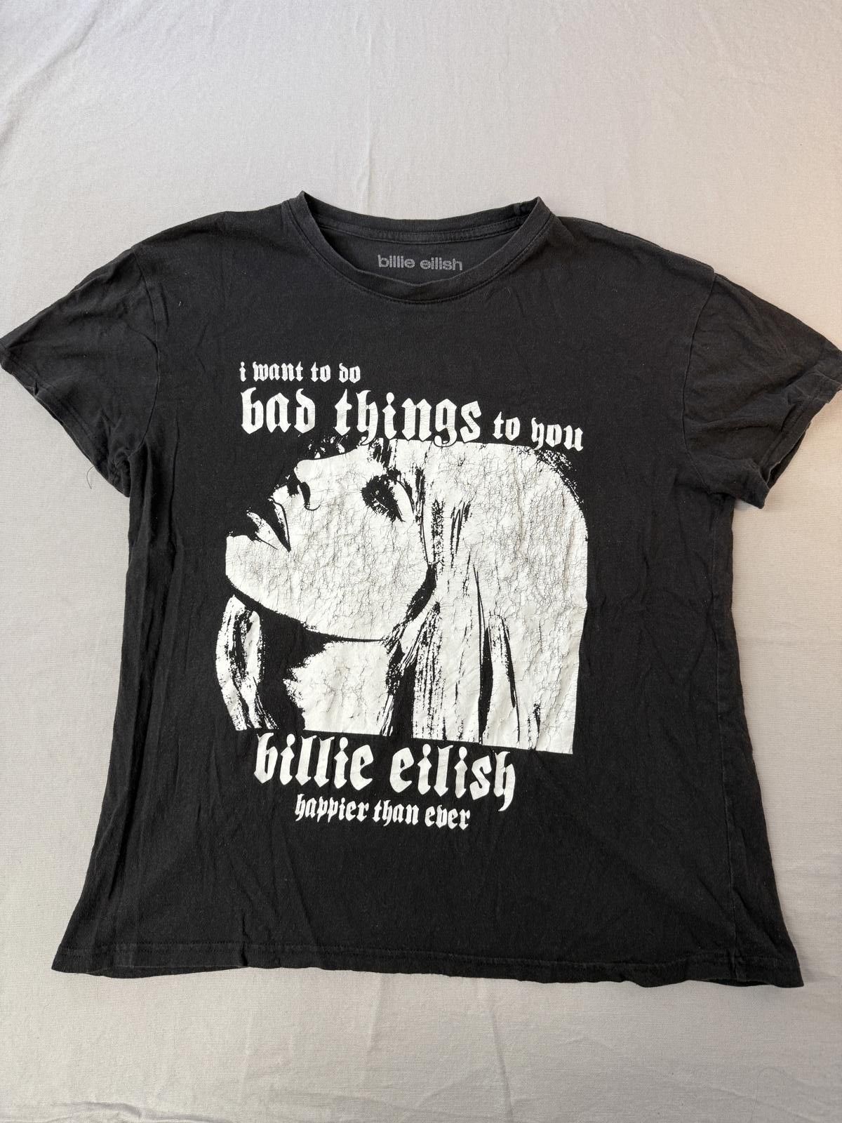 Billie Eilish Faded Billie Eilish T-shirt Happier Than Ever Album Tee - L Size L / US 10 / IT 46 - 1 Thumbnail