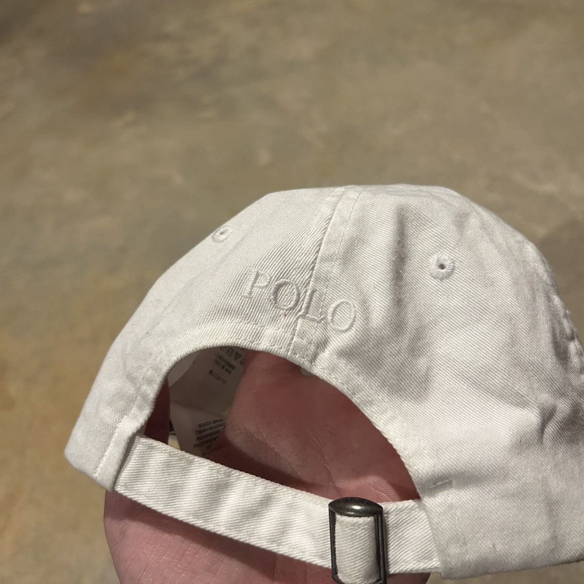 Polo Ralph Lauren × Vintage Vintage Polo Ralph Lauren Big Pony Twill Ball Cap Size ONE SIZE - 6 Thumbnail