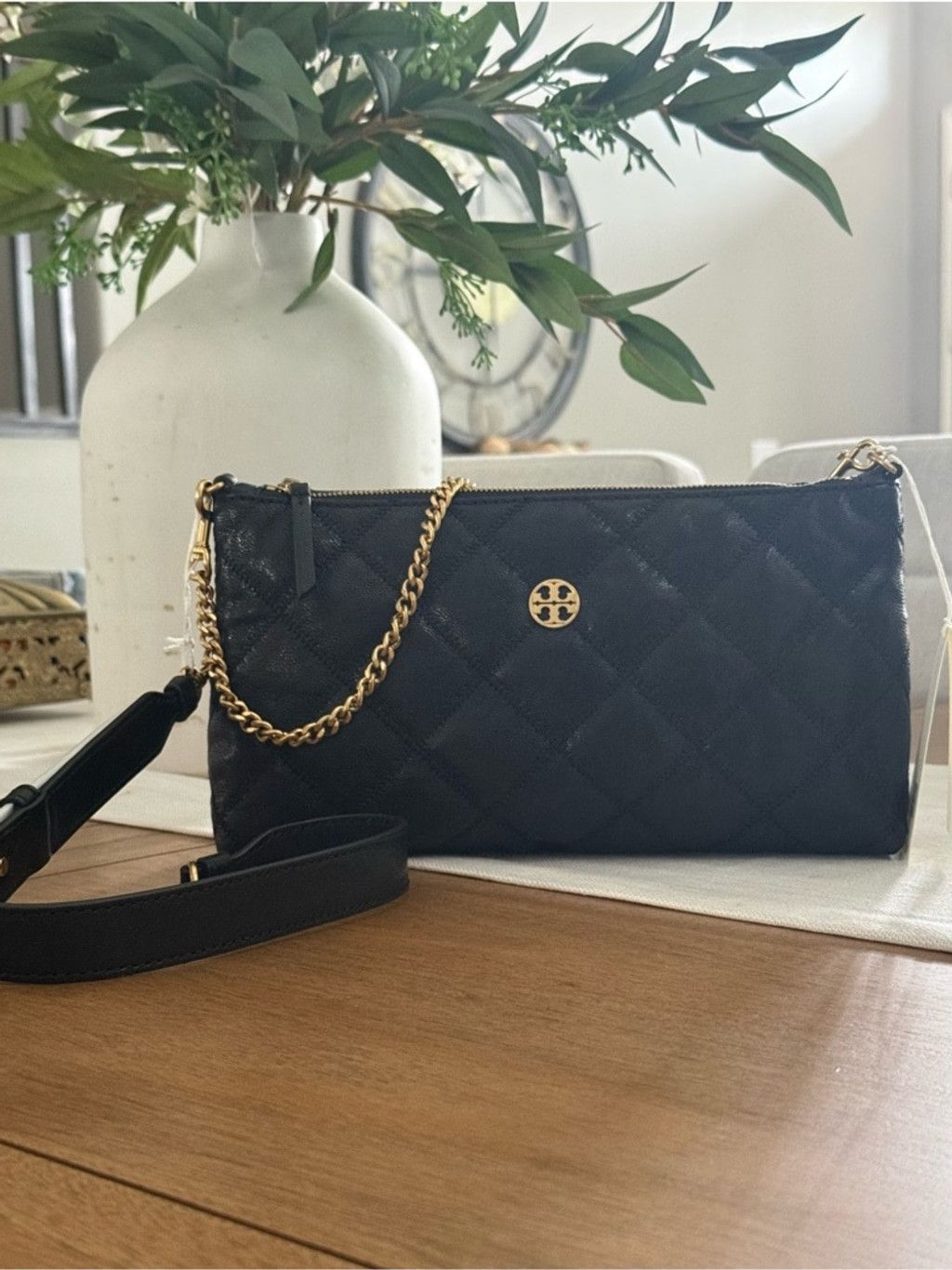 Tory Burch New tory burch WILLA ZIP SHOULDER BAG black Size ONE SIZE - 1 Thumbnail