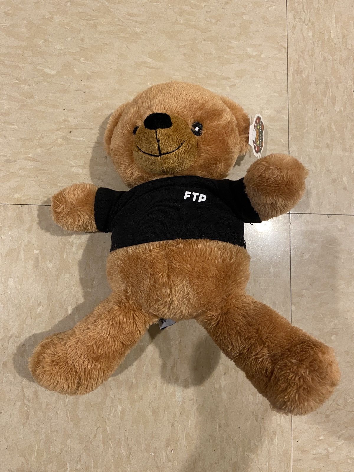 image of Fuck The Population Ftp Teddy Bear in Brown, Men's