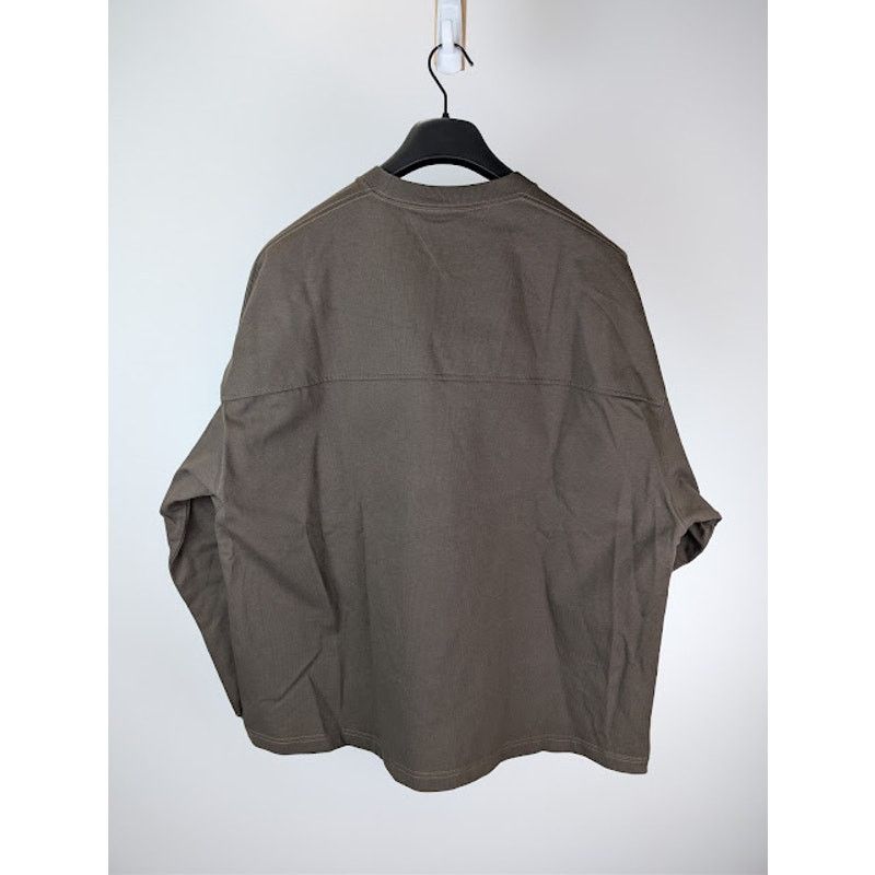 Bottega Veneta o1rshd1 Heavy Japanese Jersey Long Sleeve T-Shirt in Olive Size US M / EU 48-50 / 2 - 16 Thumbnail
