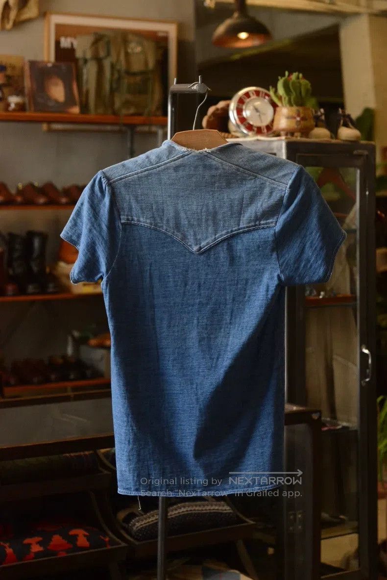 Kapital Kapital Blue dyed short-sleeved top Size US XS / EU 42 / 0 - 5 Thumbnail