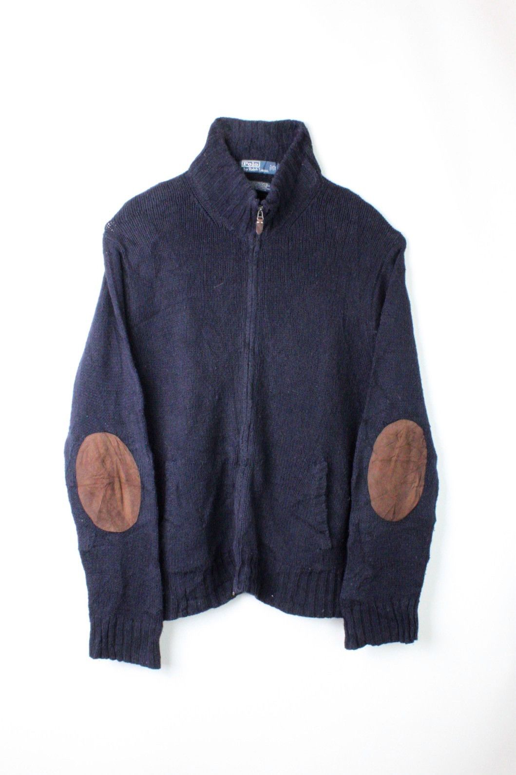 Polo Ralph Lauren Ralph Lauren Full Zip Sweater Navy Blue XXL Size US XXL / EU 58 / 5 - 1 Thumbnail
