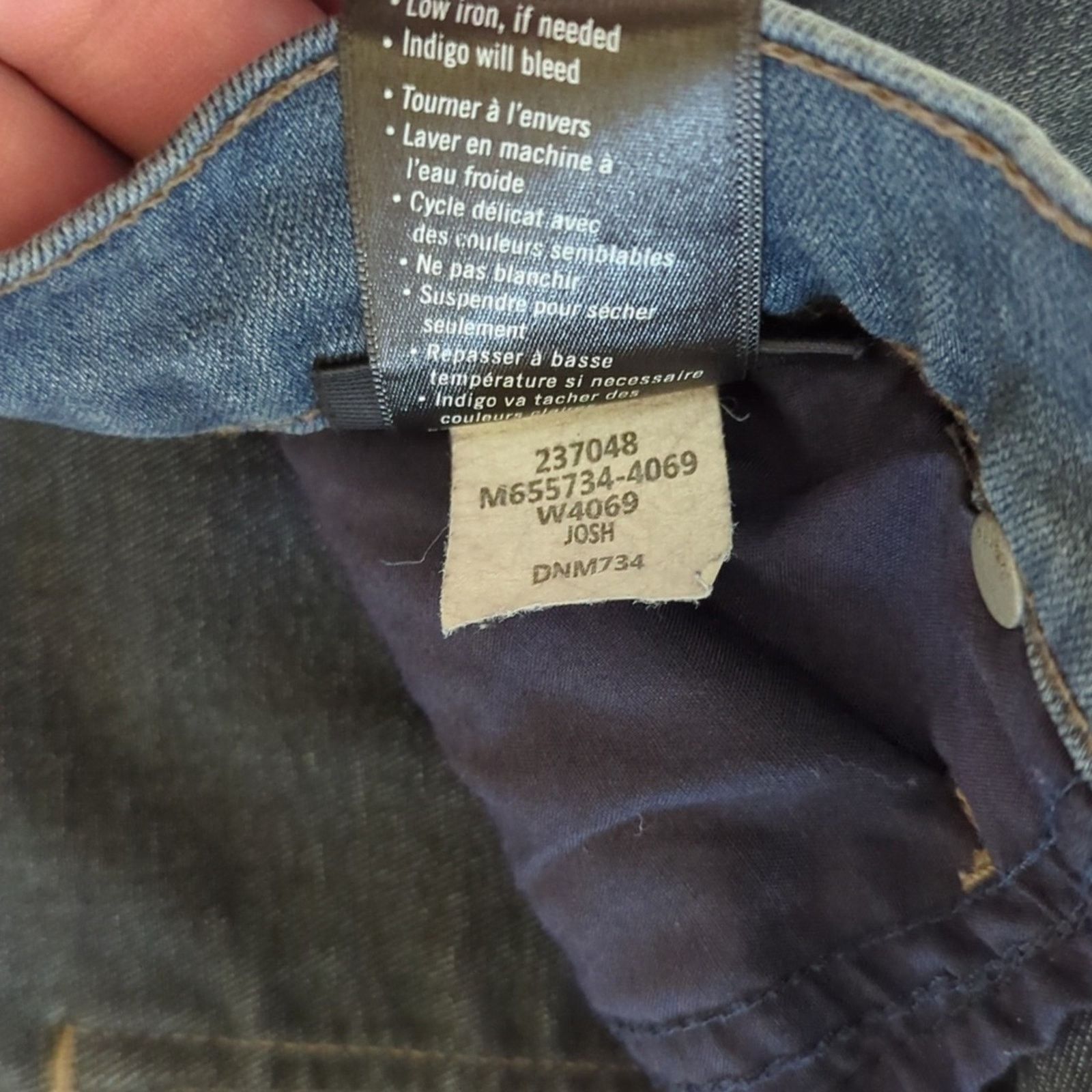 Paige Paige men's jeans, Josh, m655734-4069, waist 34, inseam 28 Size US 34 / EU 50 - 4 Thumbnail