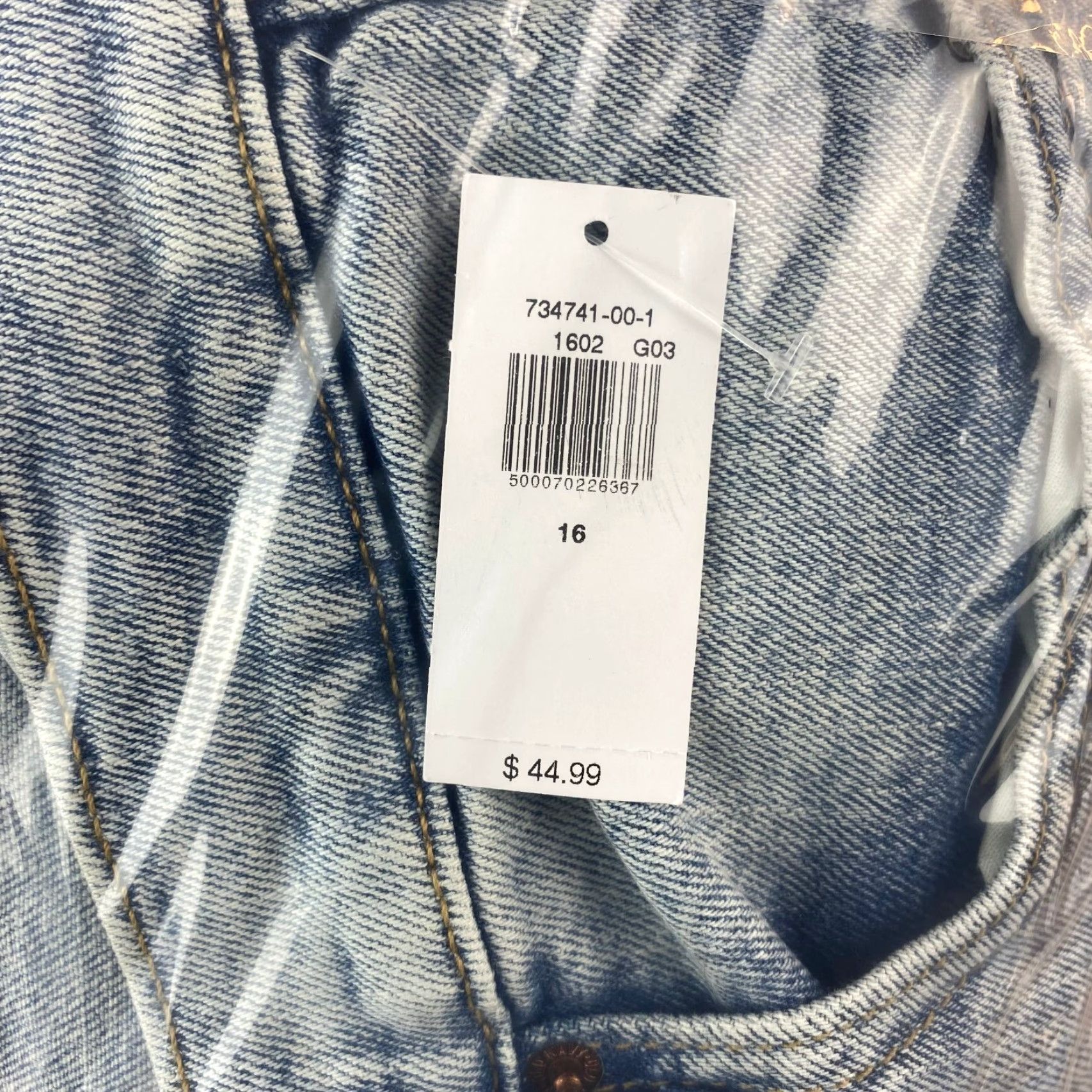 Old Navy Old Navy Jeans Buttonfly High Rise Size 16 Secret Slim Pockets Raw Hem Womens Size 38" / US 16 / IT 52 - 4 Thumbnail