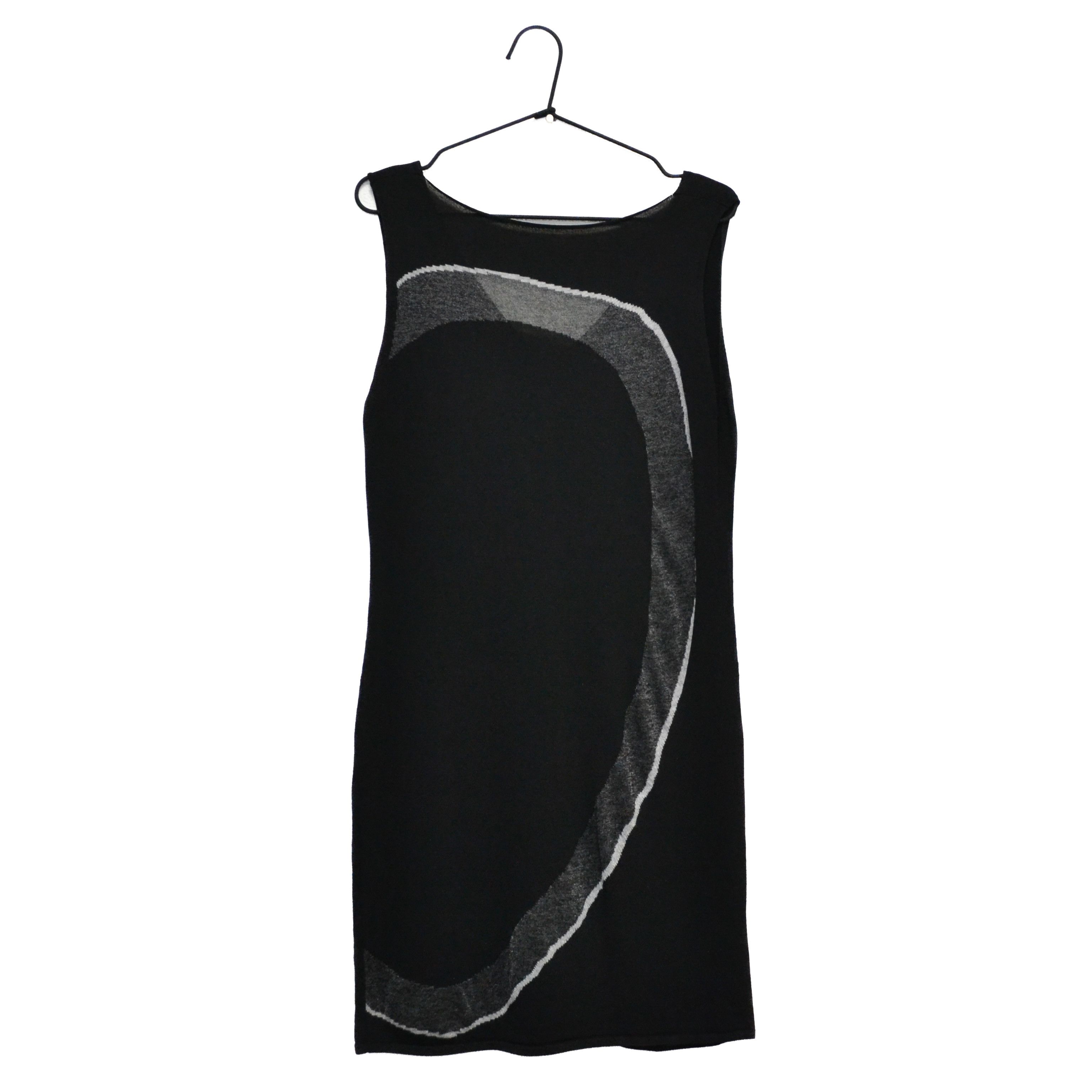 Sarah Pacini Sarah Pacini Y2K Geometric Pattern Viscose Dress Size ONE SIZE - 1 Thumbnail