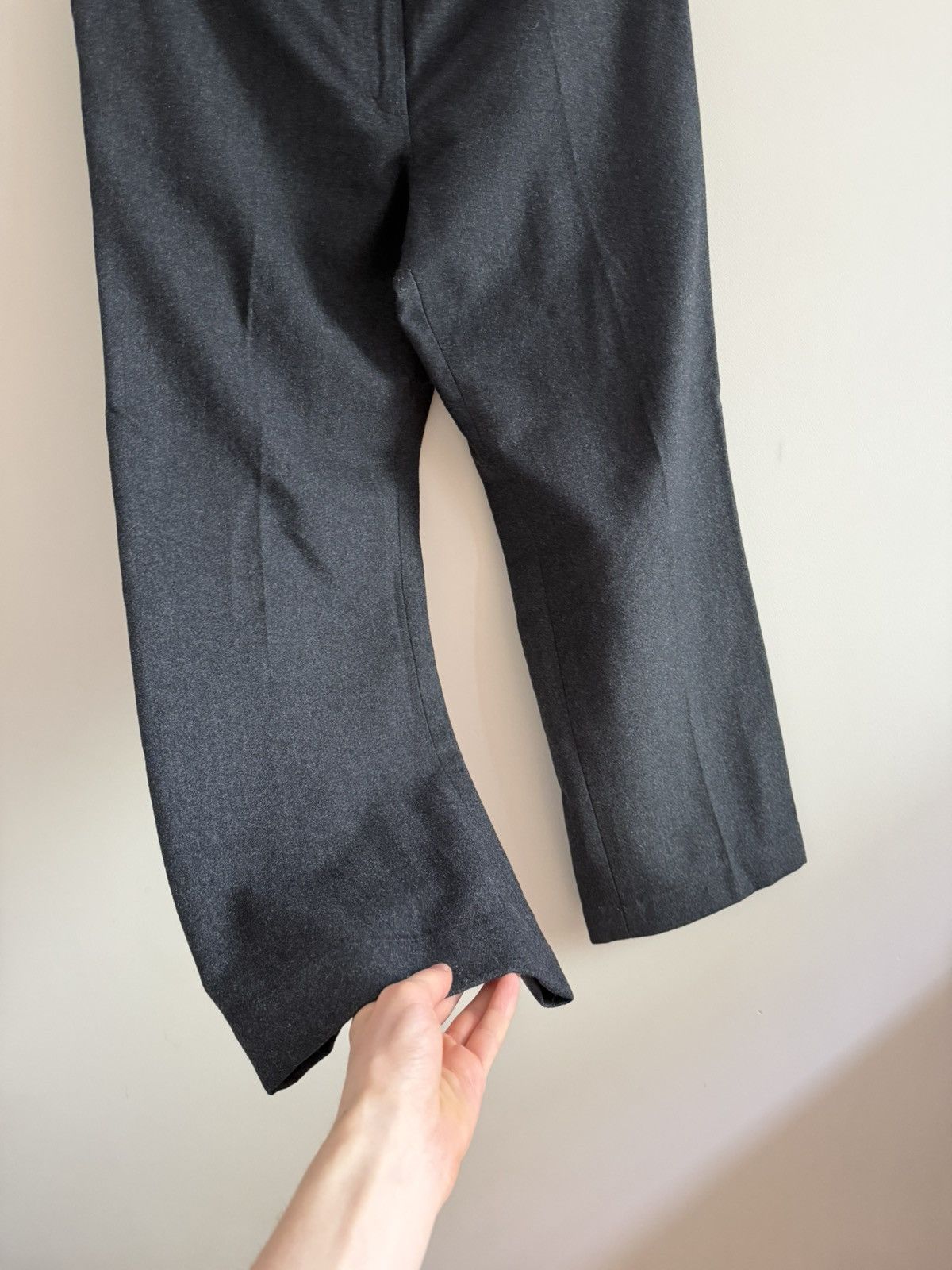 Raf Simons Jil Sander Tailored Wool Trousers Grey Size 28" / US 6 / IT 42 - 4 Thumbnail
