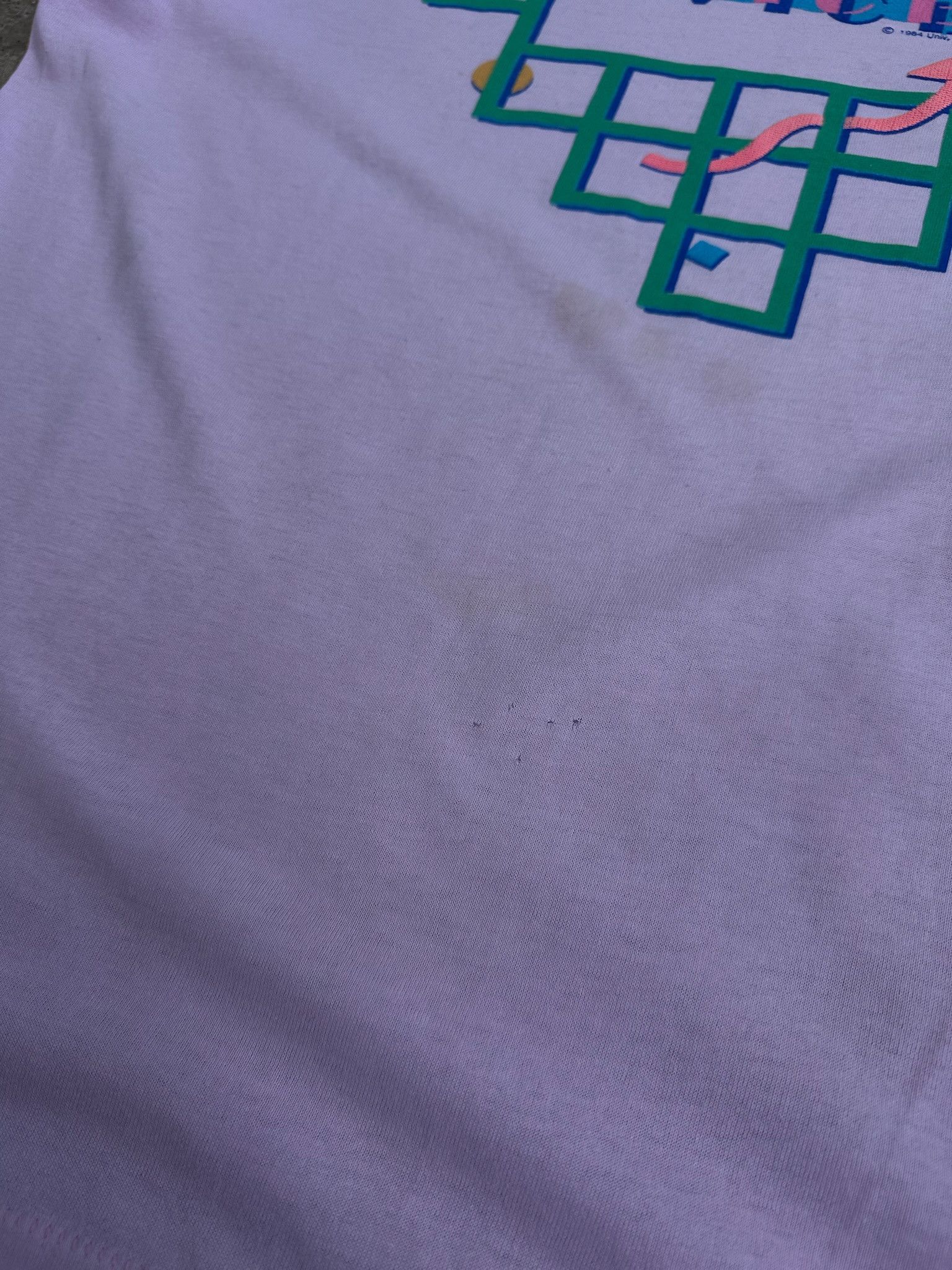 Vintage Vintage 1984 Miami Vice Blue Shirt Single Stitch Movie Promo Size US M / EU 48-50 / 2 - 6 Thumbnail