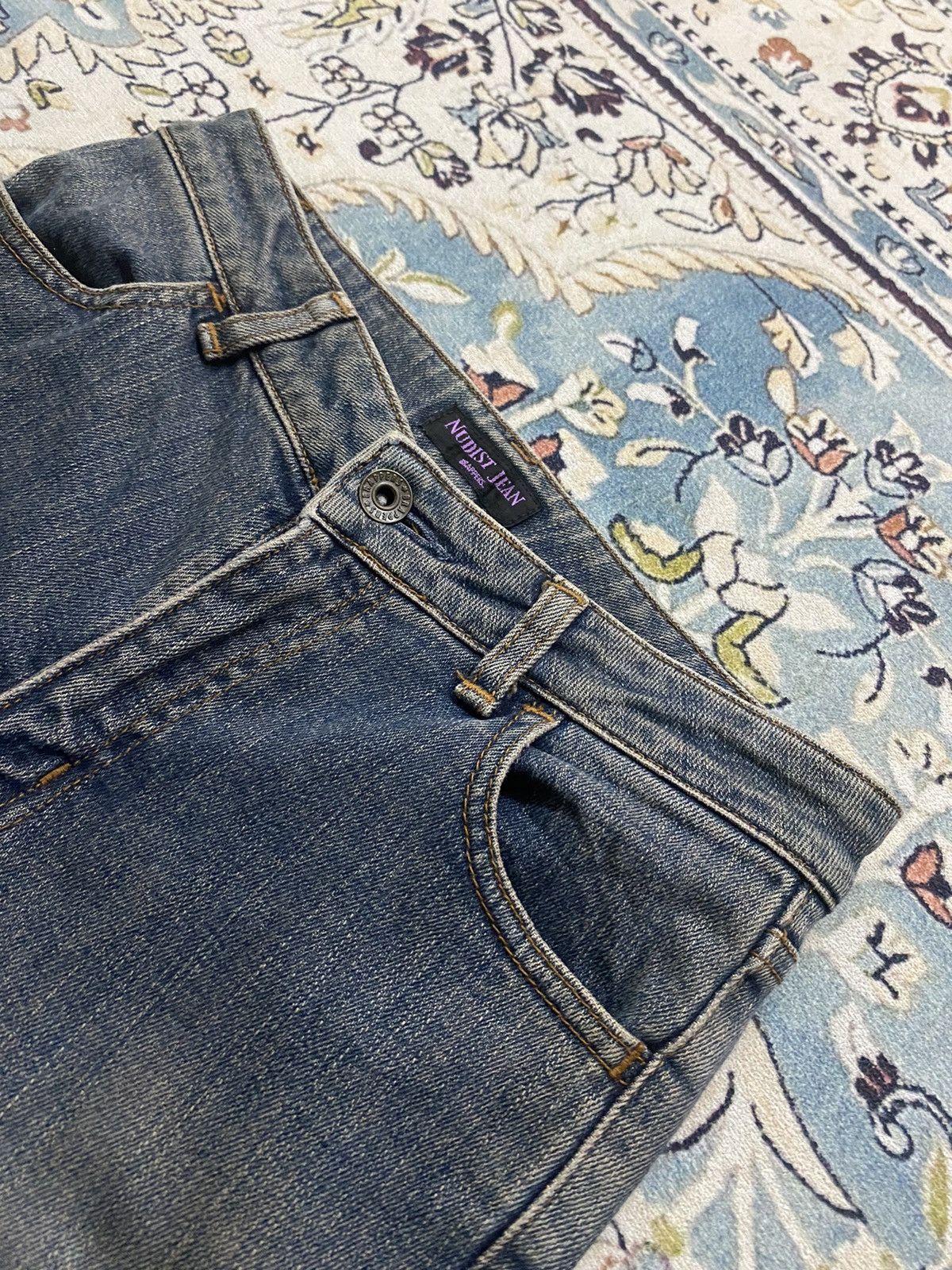 Japanese Brand × Vintage 🔥 Flared Jeans X Brappers X Nudist Jean Size 28" / US 6 / IT 42 - 3 Thumbnail
