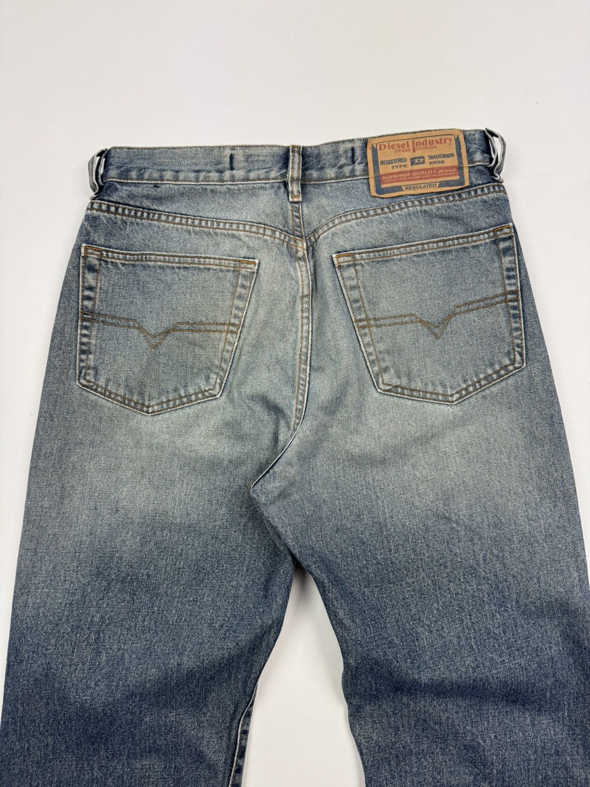 Diesel Y2K Vintage Diesel Regulated Washed Denim Jeans Size US 31 - 15 Thumbnail