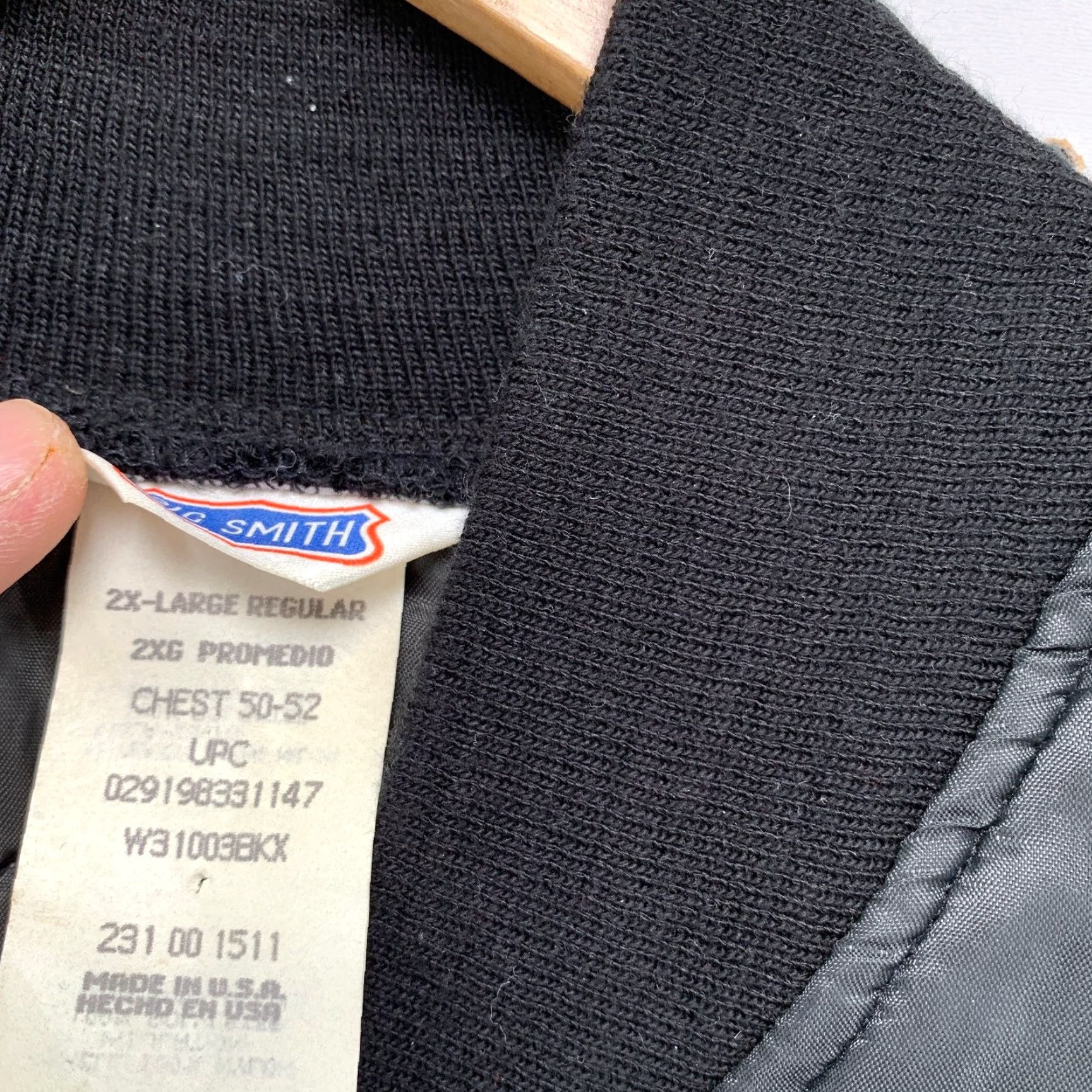 Vintage VINTAGE Big Smith Quilted Vest Jacket Mens 3XL Black Made USA Size US XXL / EU 58 / 5 - 7 Thumbnail