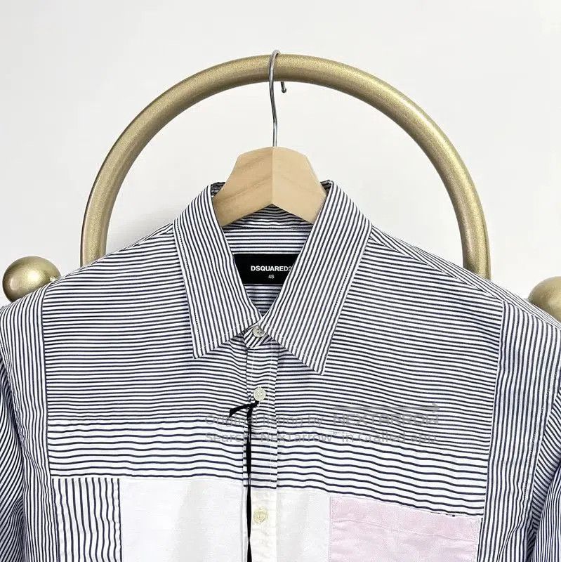 Dsquared2 DSQUARED2 Men's Colorful Long Sleeve Shirt . Size US M / EU 48-50 / 2 - 2 Thumbnail