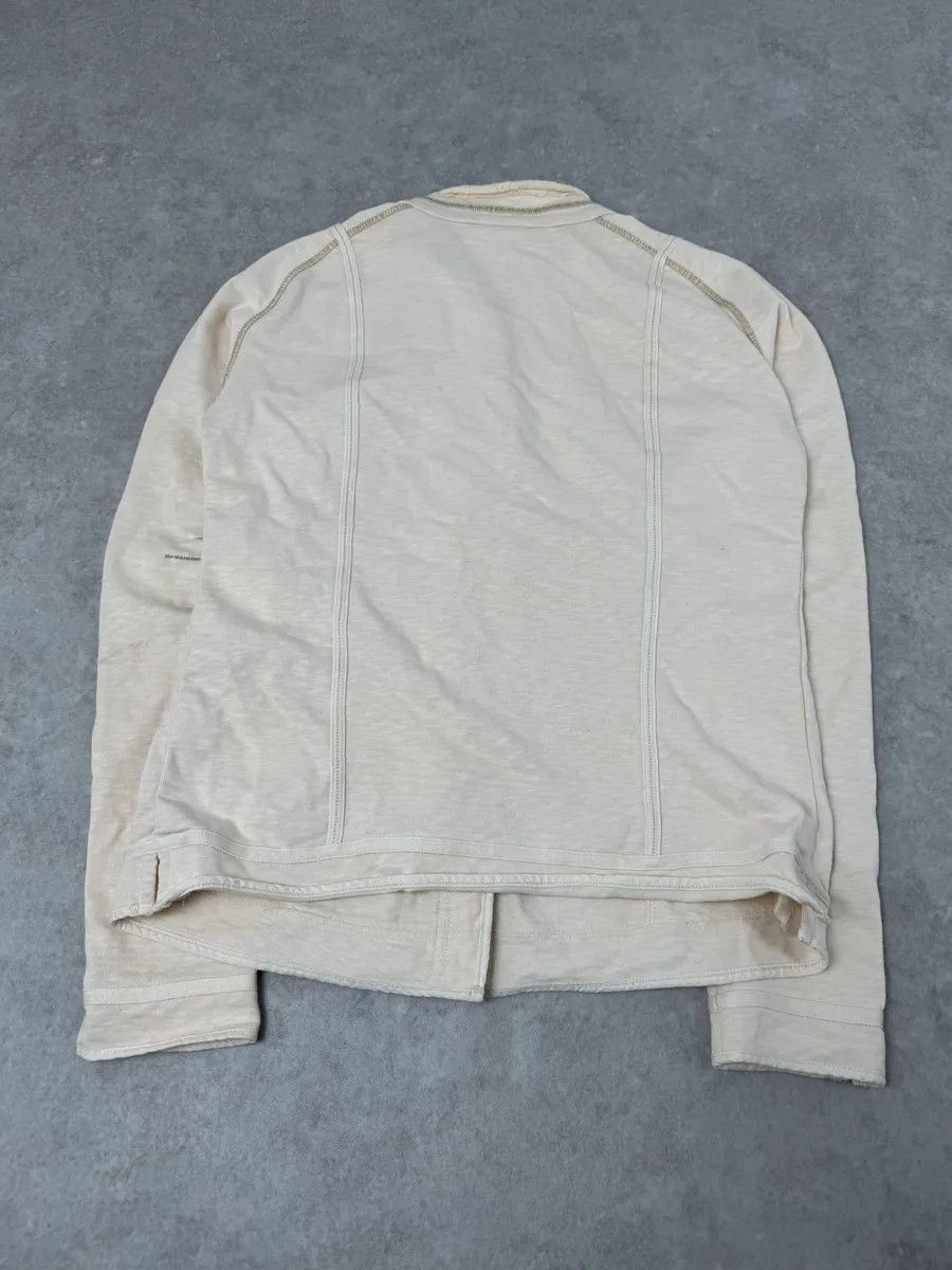 Marithe + Francois Girbaud 2000s Marithé + François Girbaud Creamy Beige Buttoned Cardigan Size M / US 6-8 / IT 42-44 - 8 Thumbnail